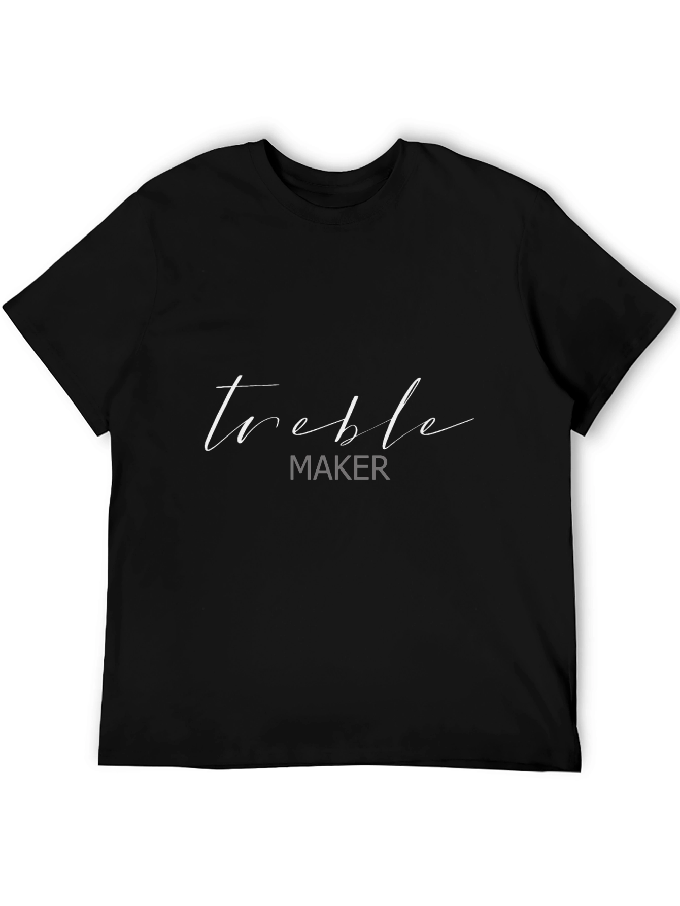 Treble Maker Black T-Shirt - Music Lover Tee