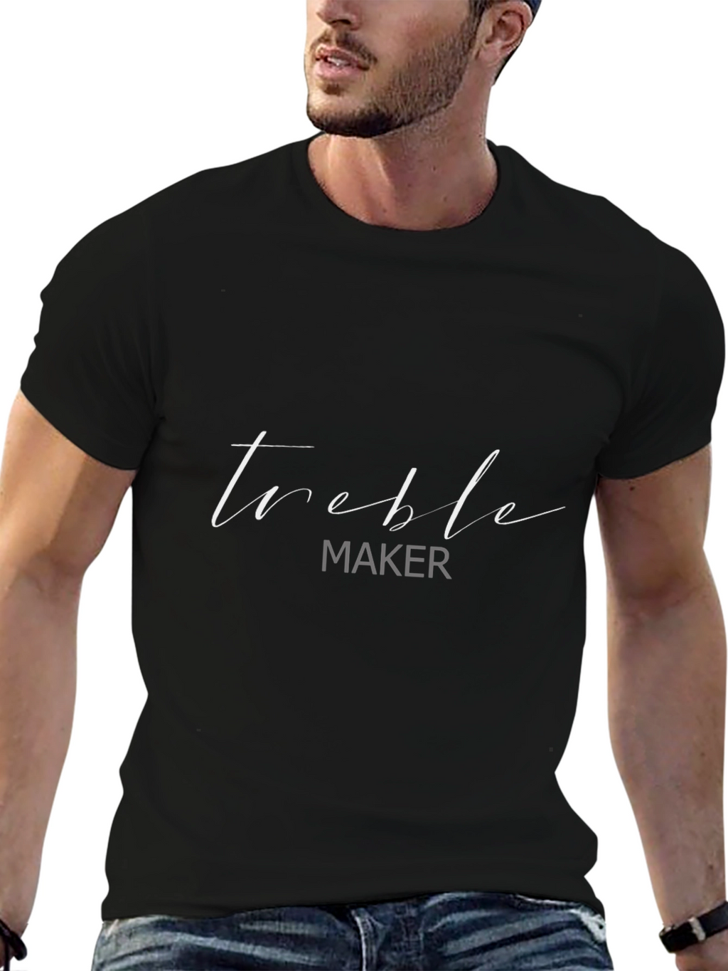 Treble Maker Black T-Shirt - Music Lover Tee