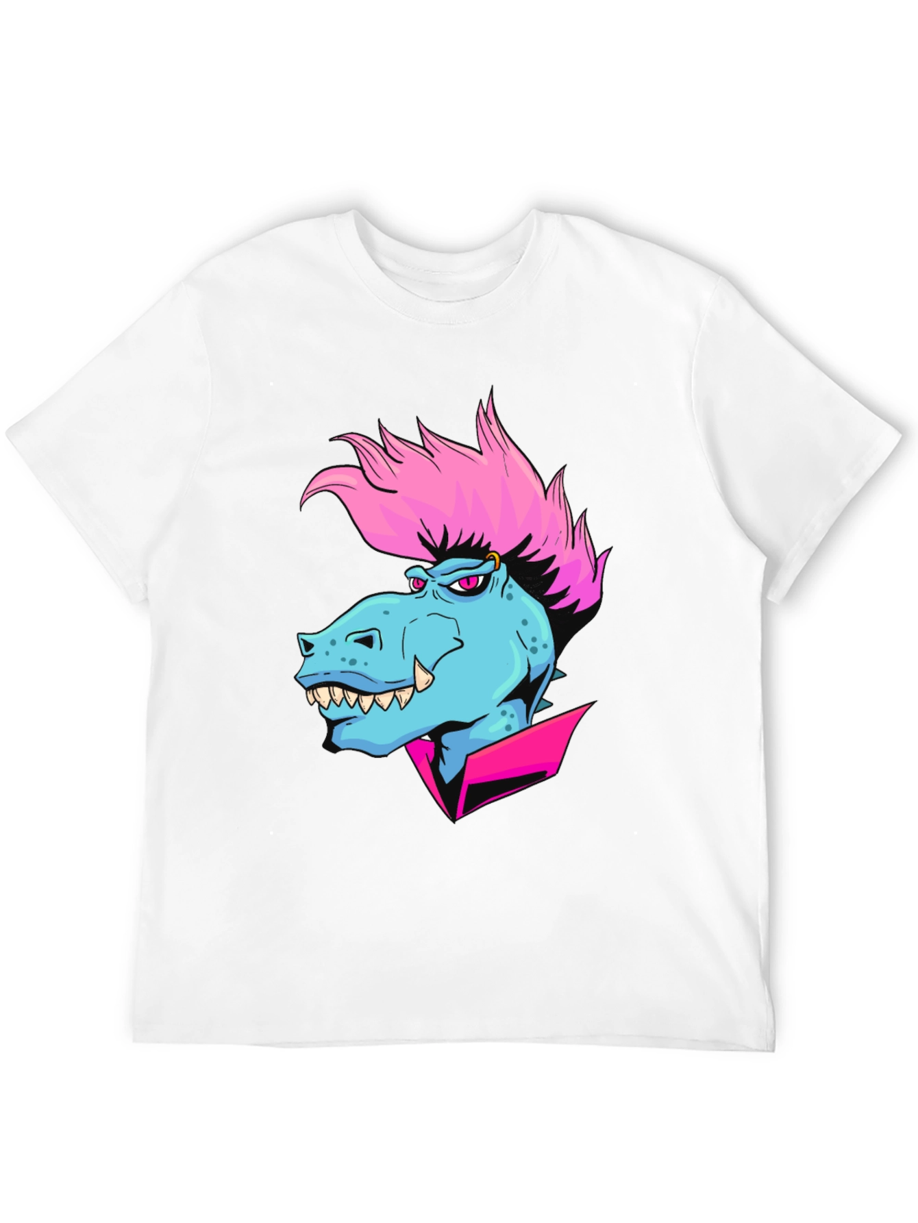 Cartoon Dinosaur Graphic T-Shirt