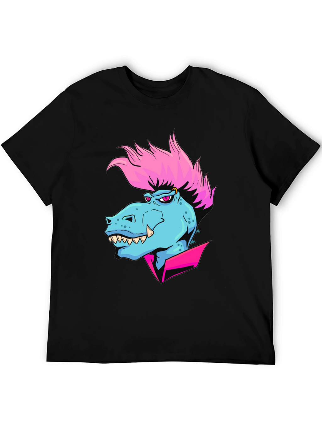 Cartoon Dinosaur Graphic T-Shirt