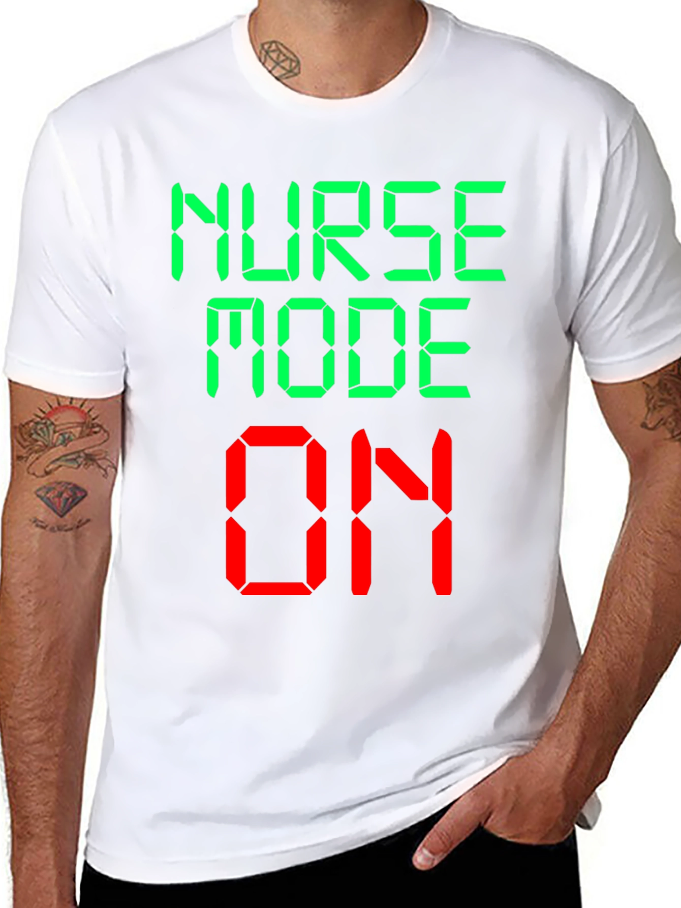 Nurse Mode On Novelty Graphic T-Shirt