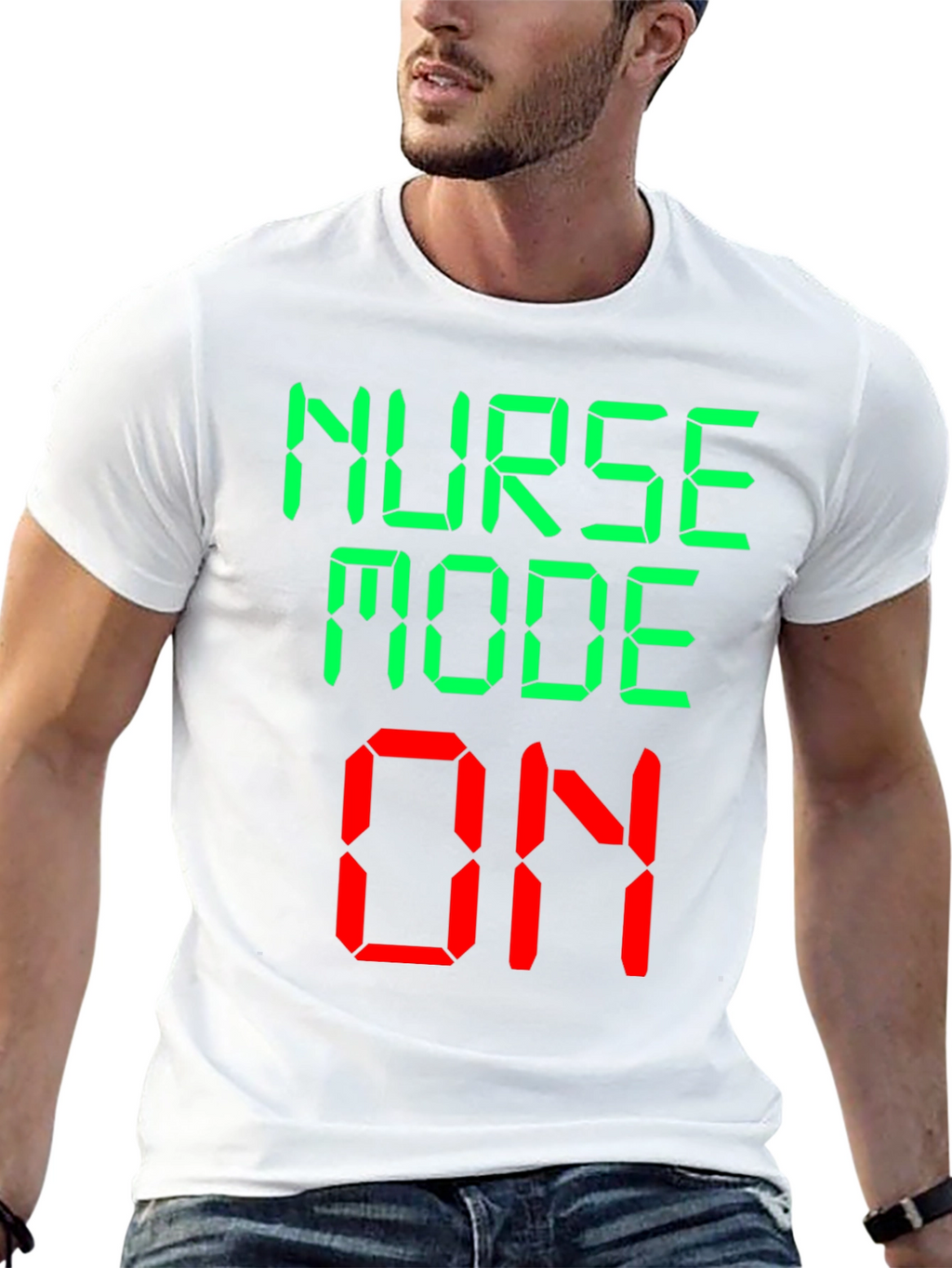 Nurse Mode On Novelty Graphic T-Shirt