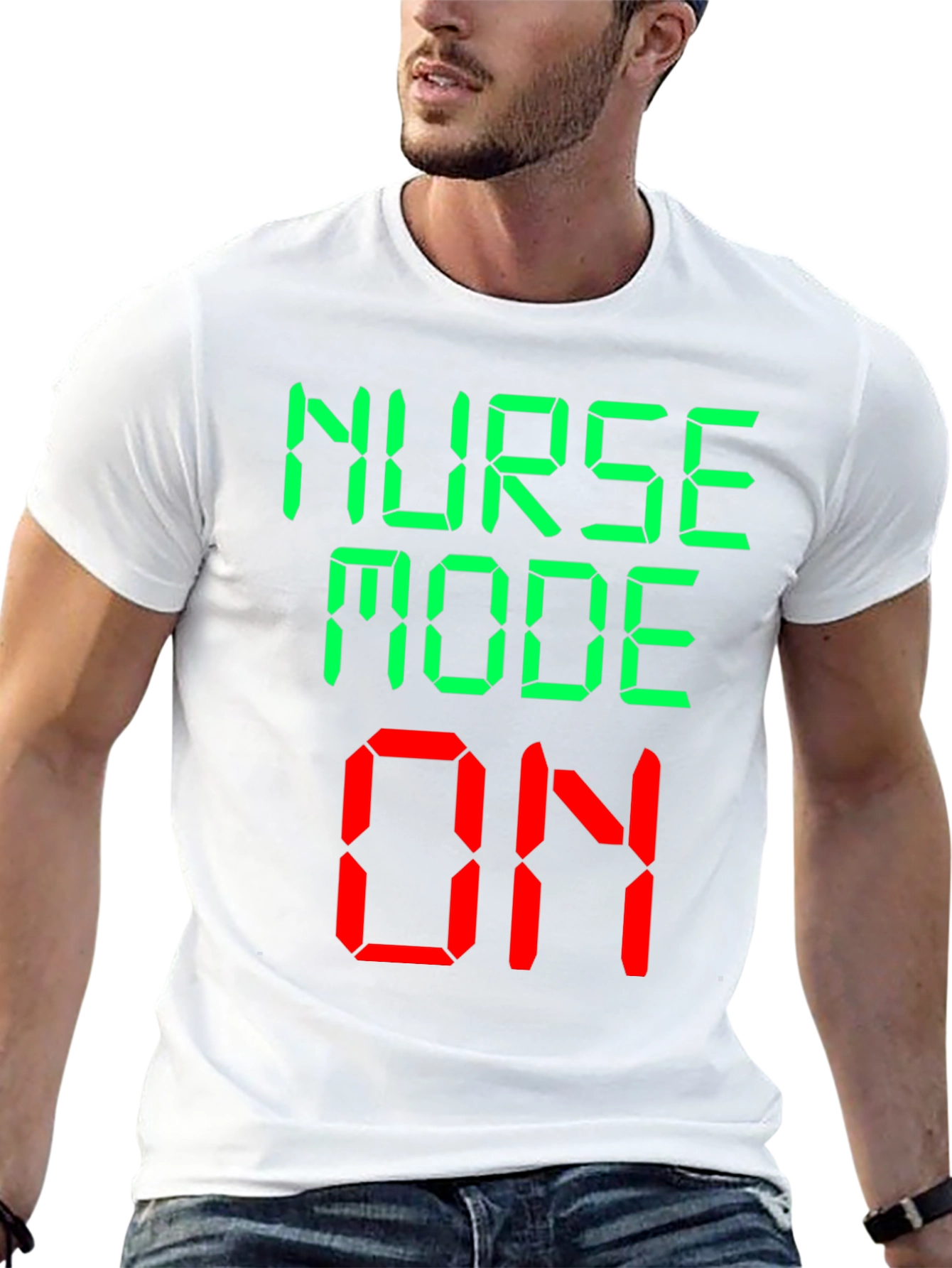 Nurse Mode On Novelty Graphic T-Shirt