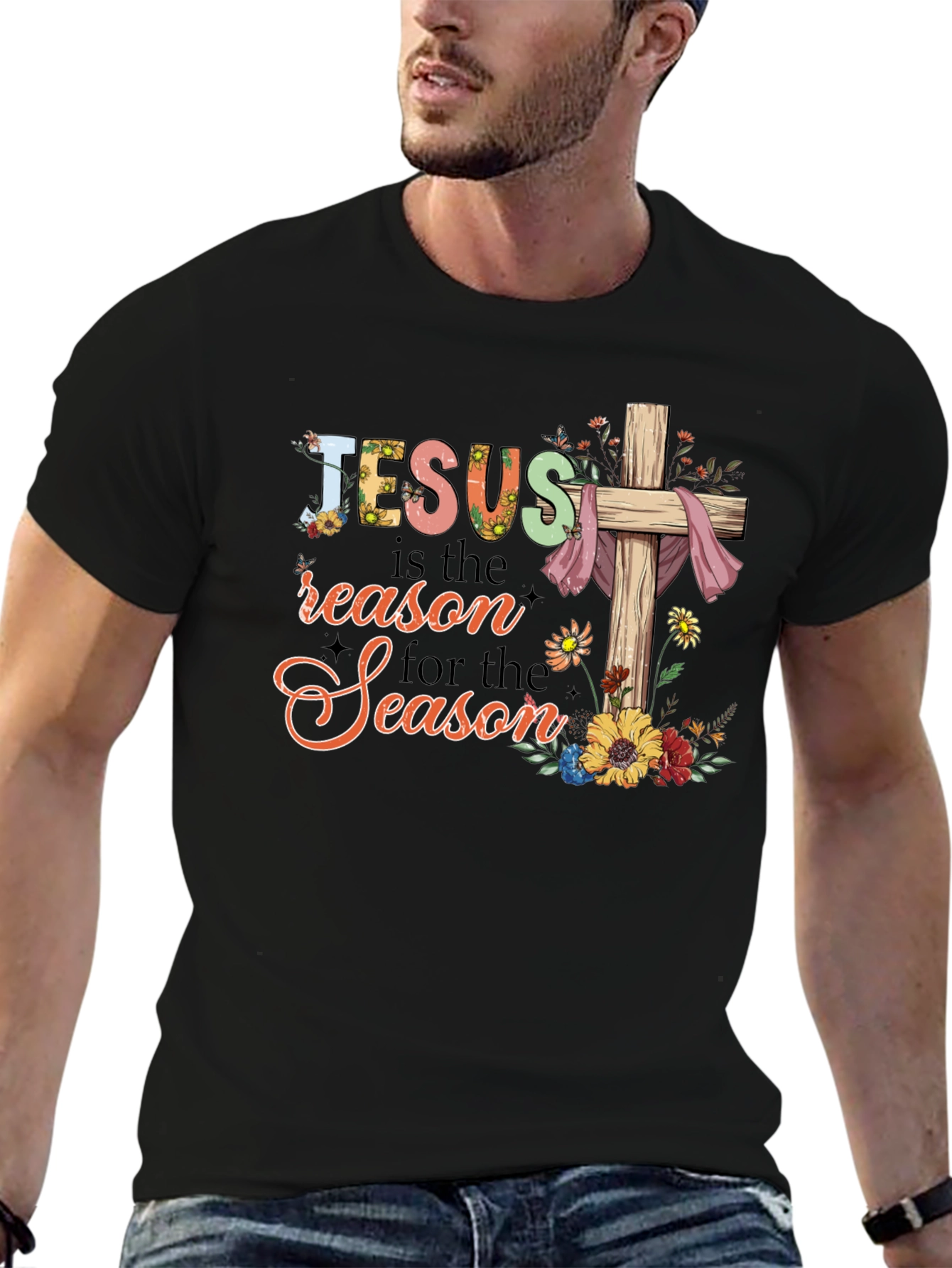 Jesus Reason for the Season Graphic Tee