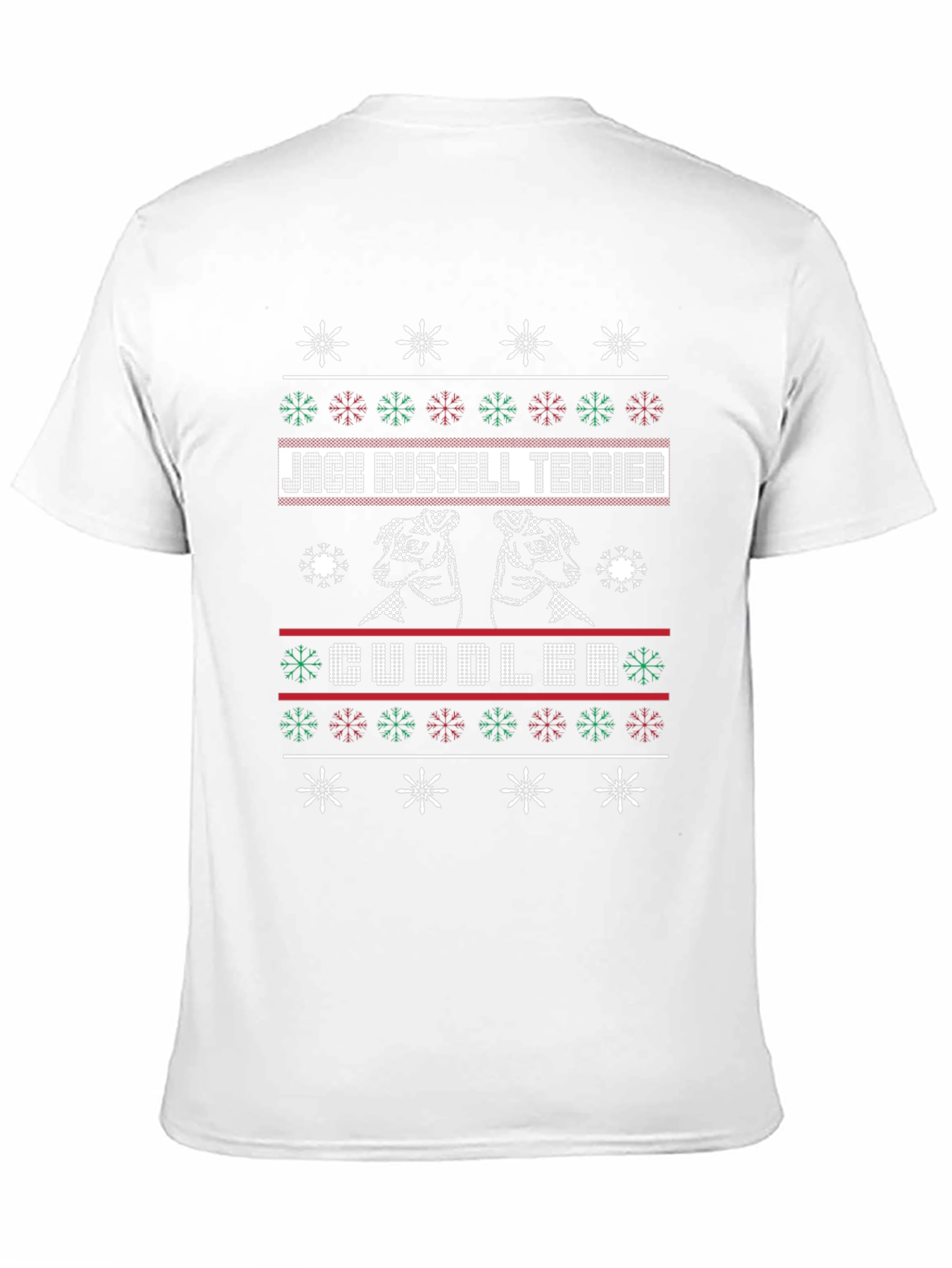 Jack Russell Terrier Cuddler Ugly Christmas Sweater T-Shirt