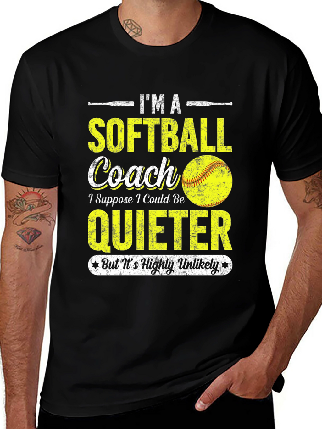 Softball Coach Graphic Tee