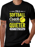 Softball Coach Graphic Tee