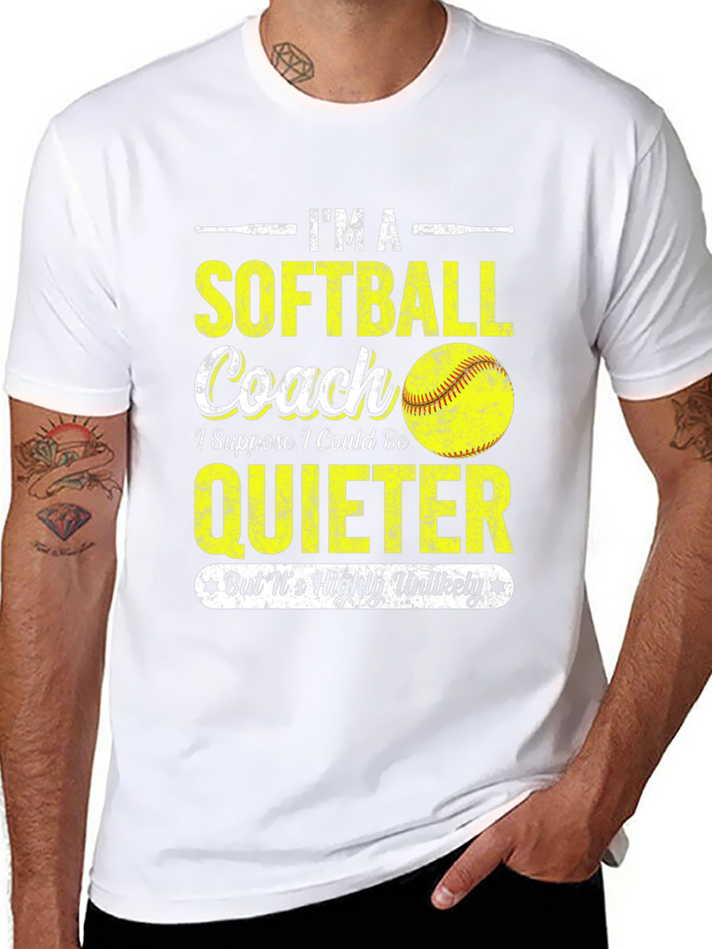 Softball Coach Graphic Tee