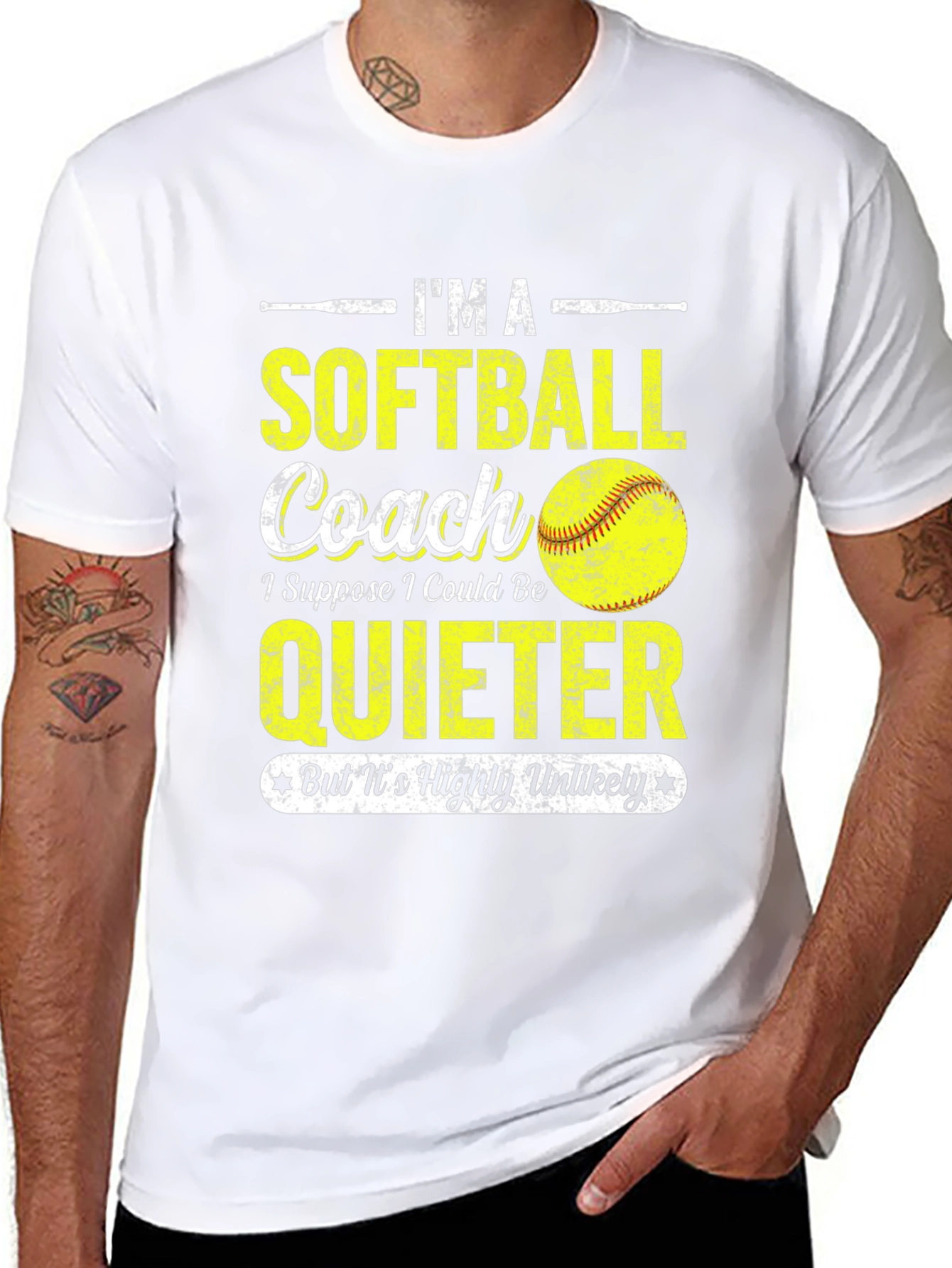 Softball Coach Graphic Tee