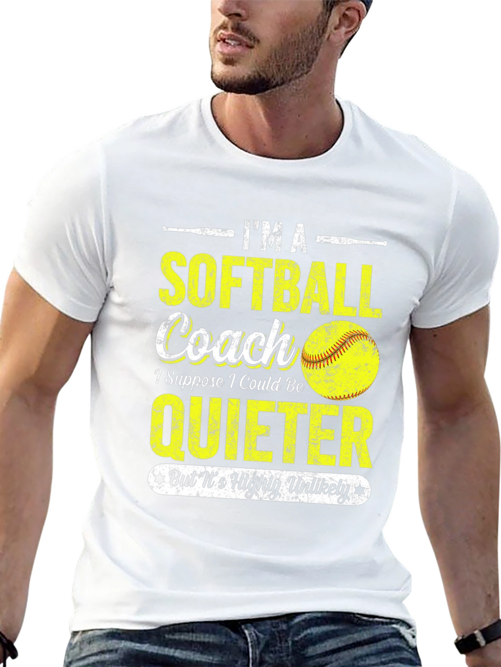 Softball Coach Graphic Tee