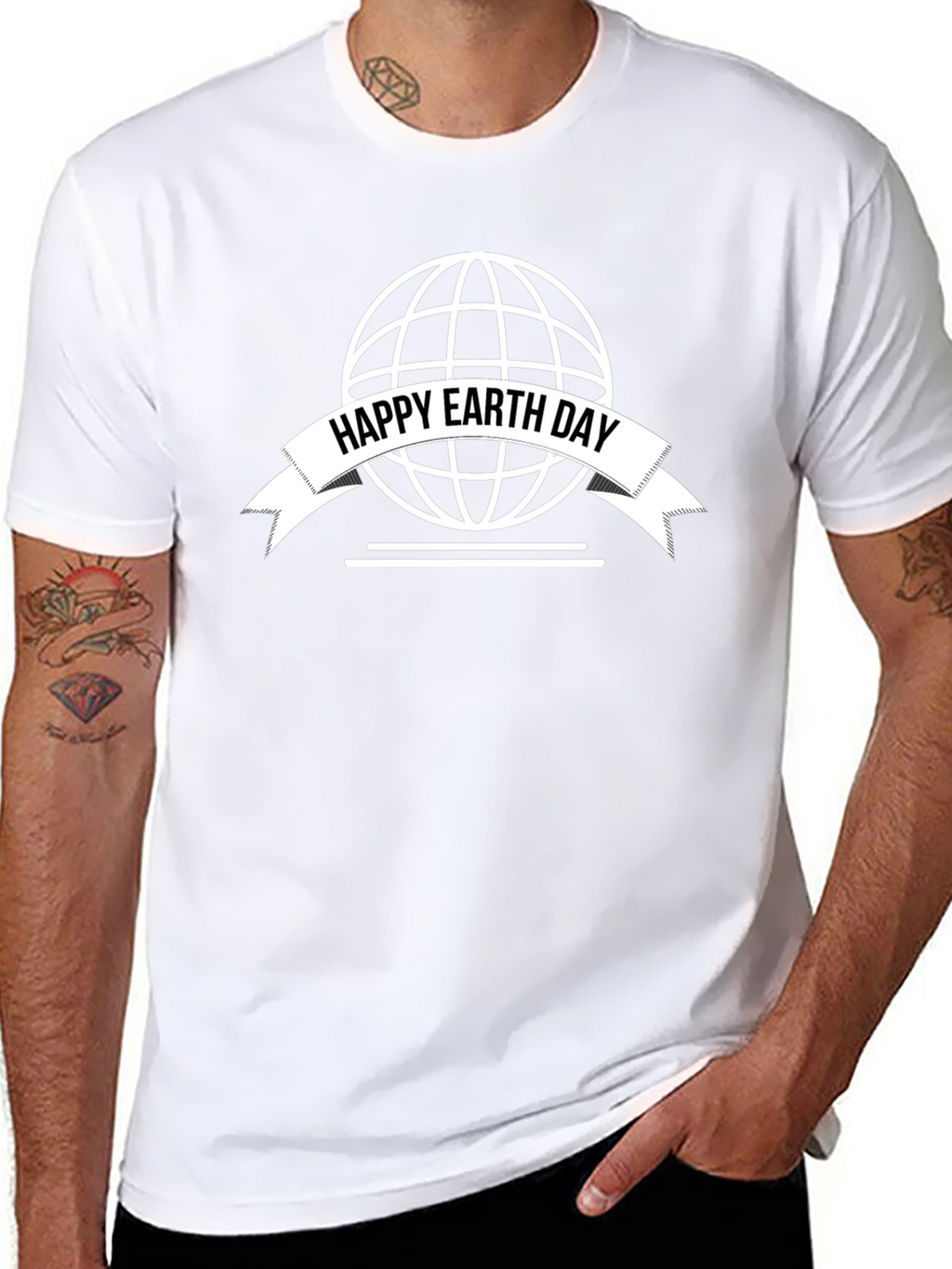 Happy Earth Day T-Shirt - Globe Graphic Tee