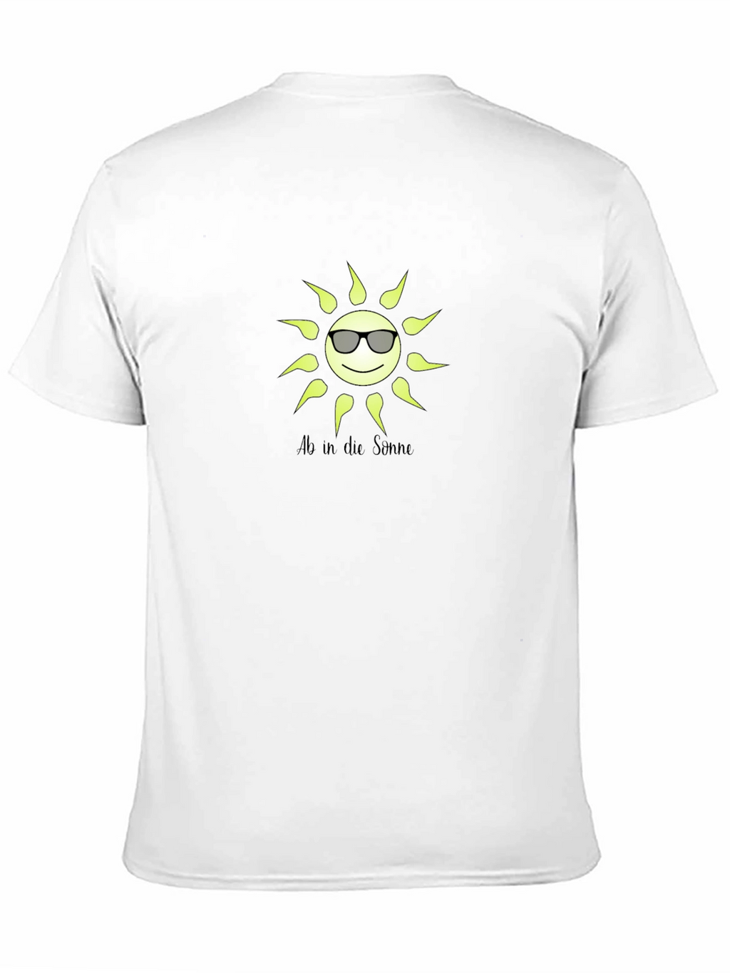 Sunny Vibes Black T-Shirt with Graphic