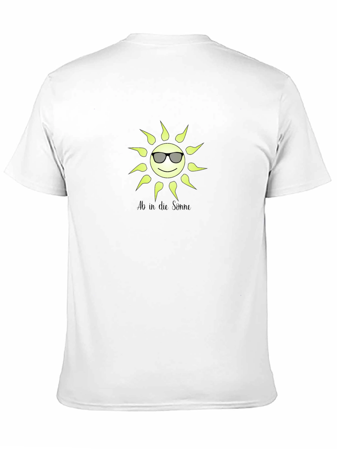 Sunny Vibes Black T-Shirt with Graphic