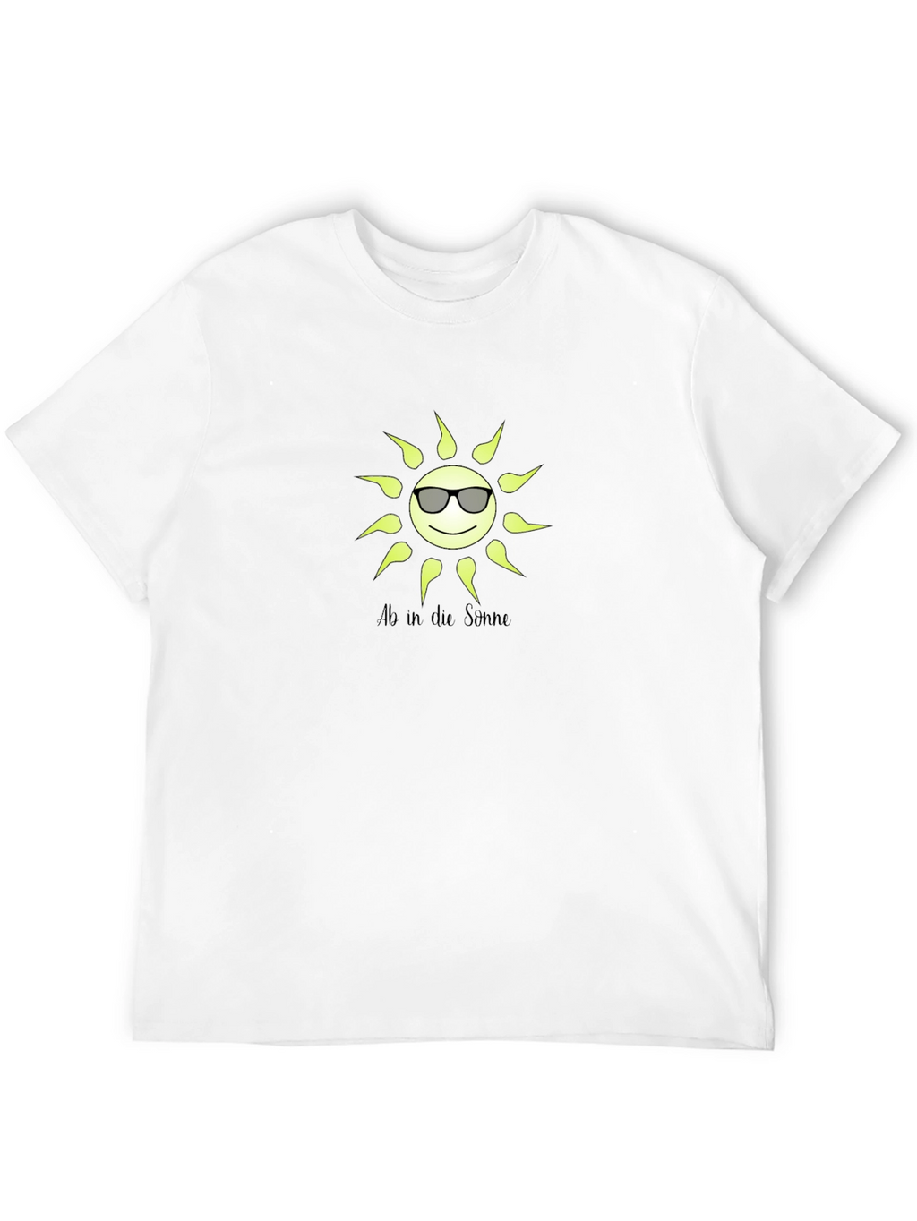 Sunny Vibes Black T-Shirt with Graphic