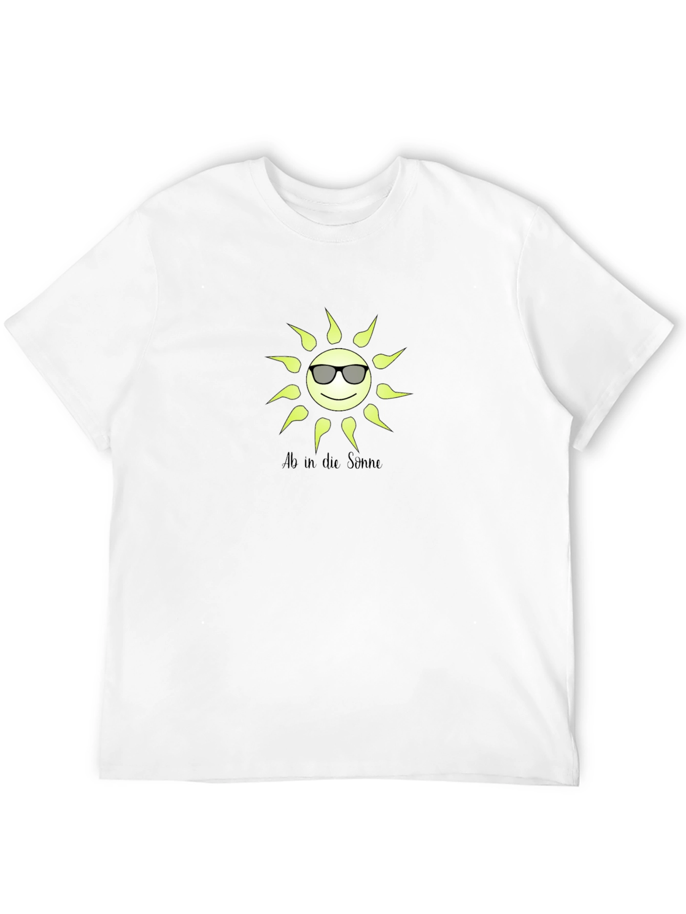 Sunny Vibes Black T-Shirt with Graphic