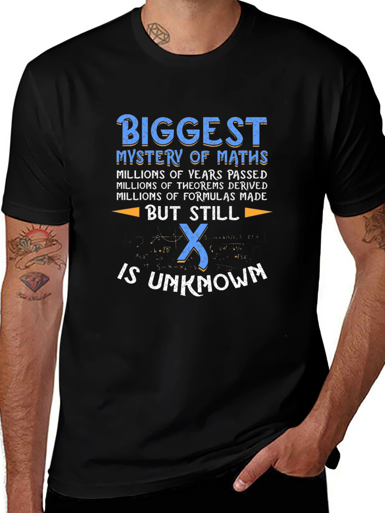 Math Mystery T-Shirt - Unknown X Funny Geek Tee