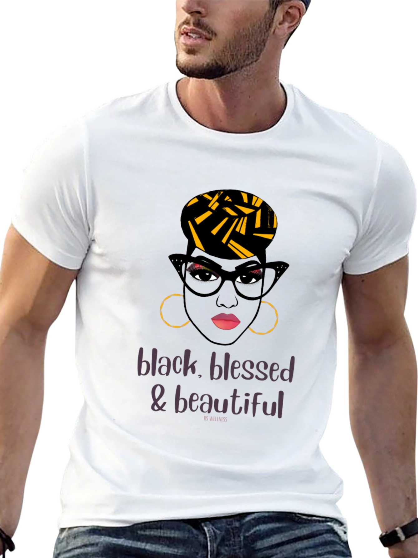 Black Blessed & Beautiful Graphic Tee