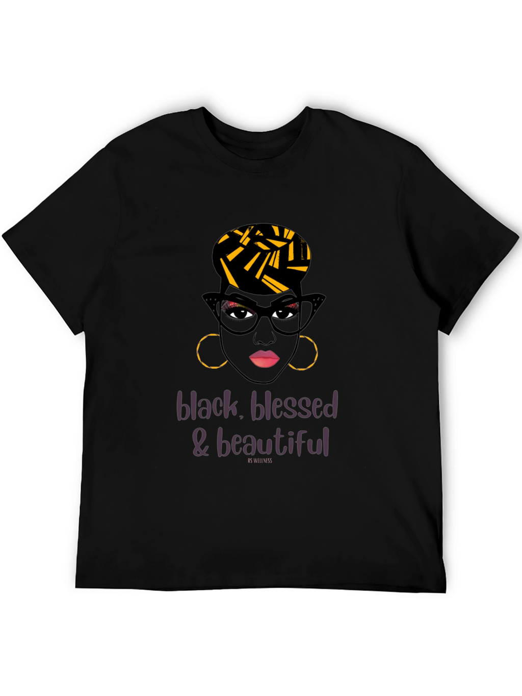 Black Blessed & Beautiful Graphic Tee