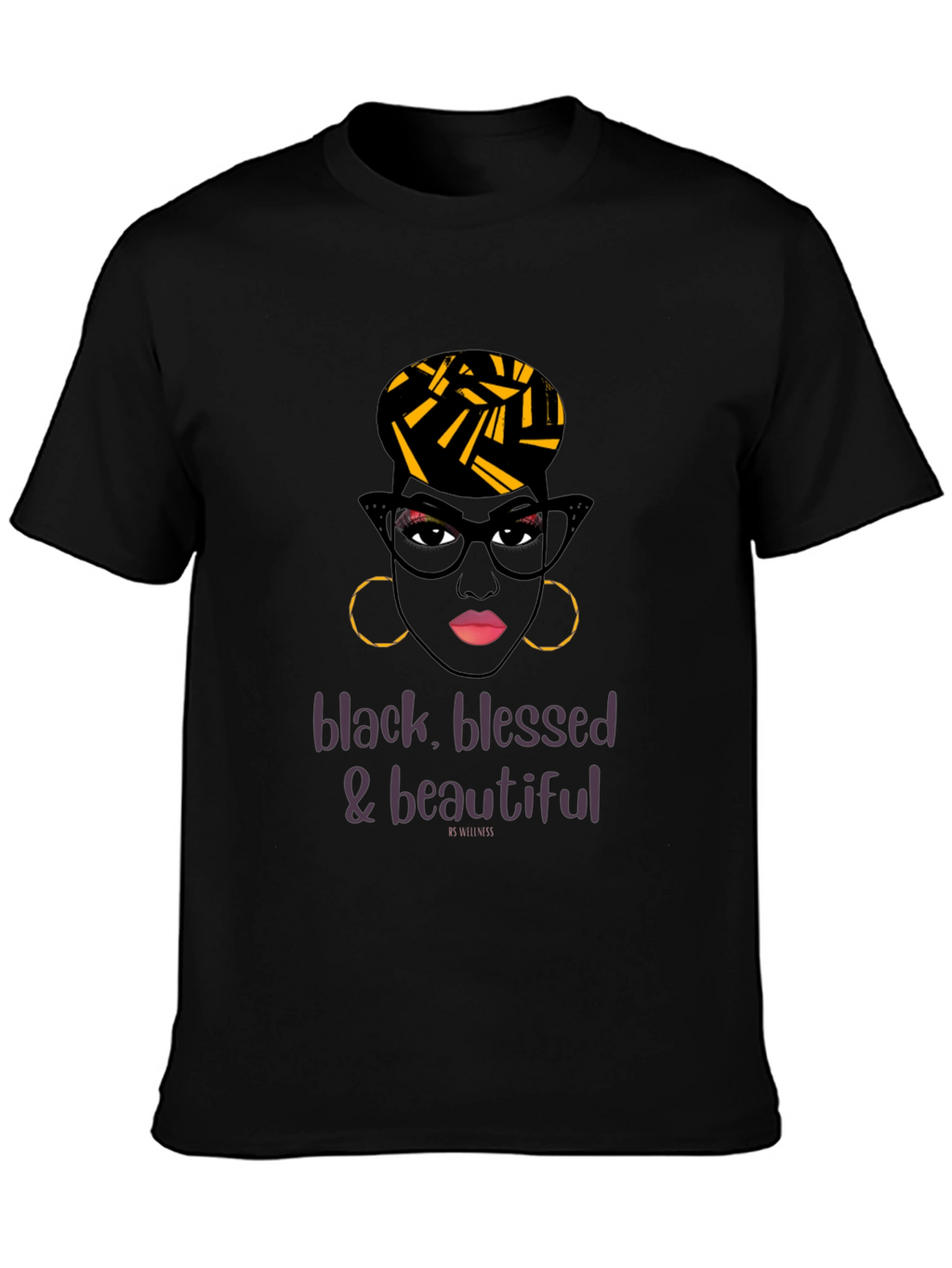 Black Blessed & Beautiful Graphic Tee