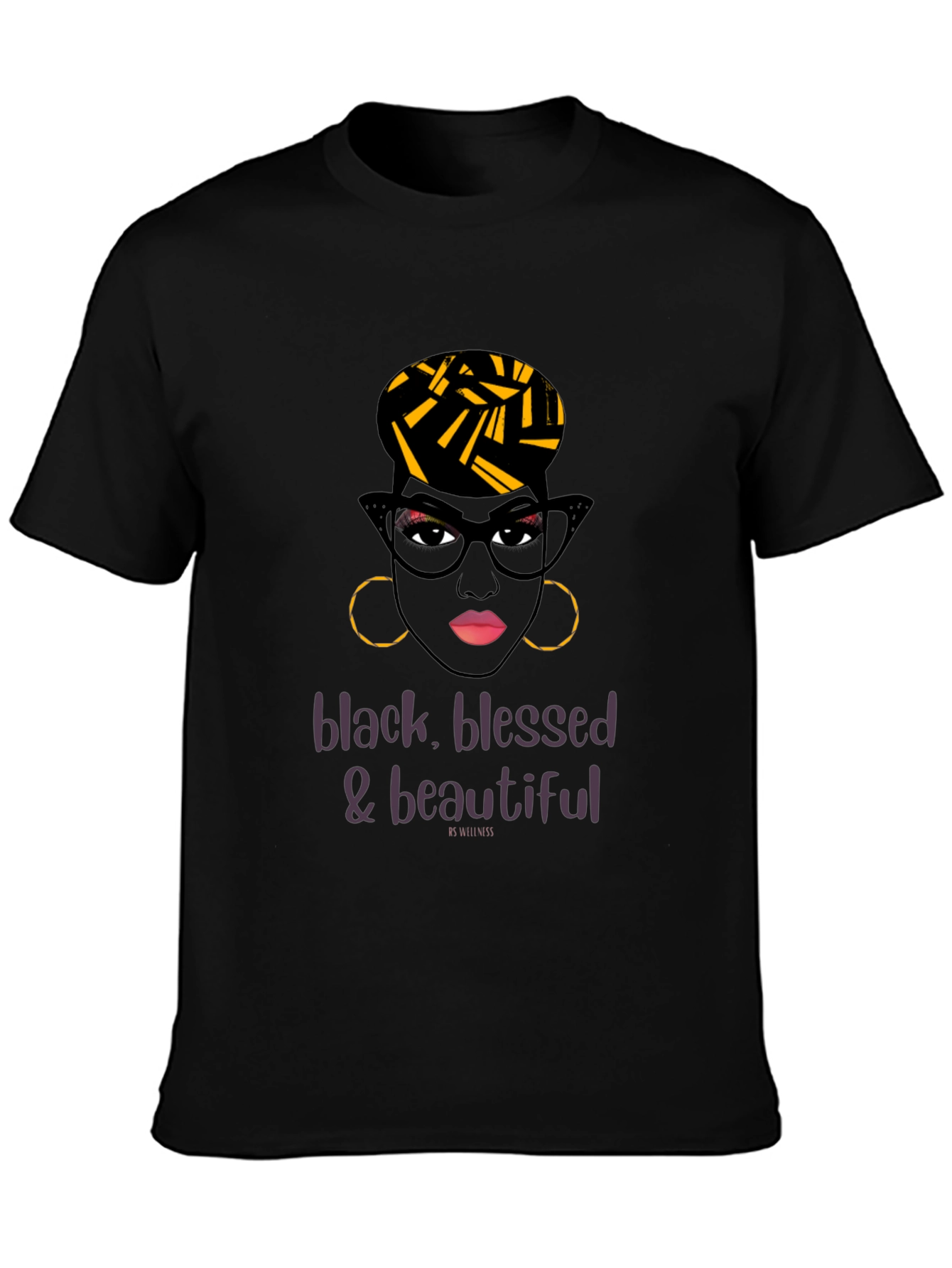Black Blessed & Beautiful Graphic Tee