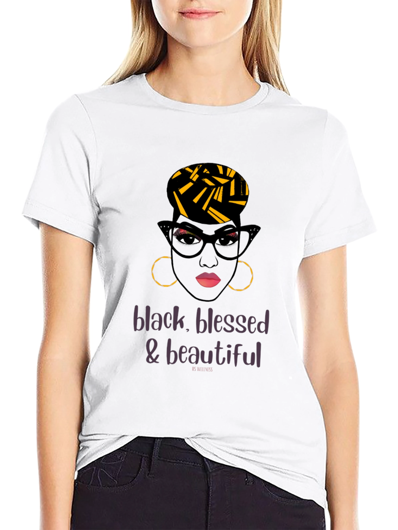 Black Blessed & Beautiful Graphic Tee