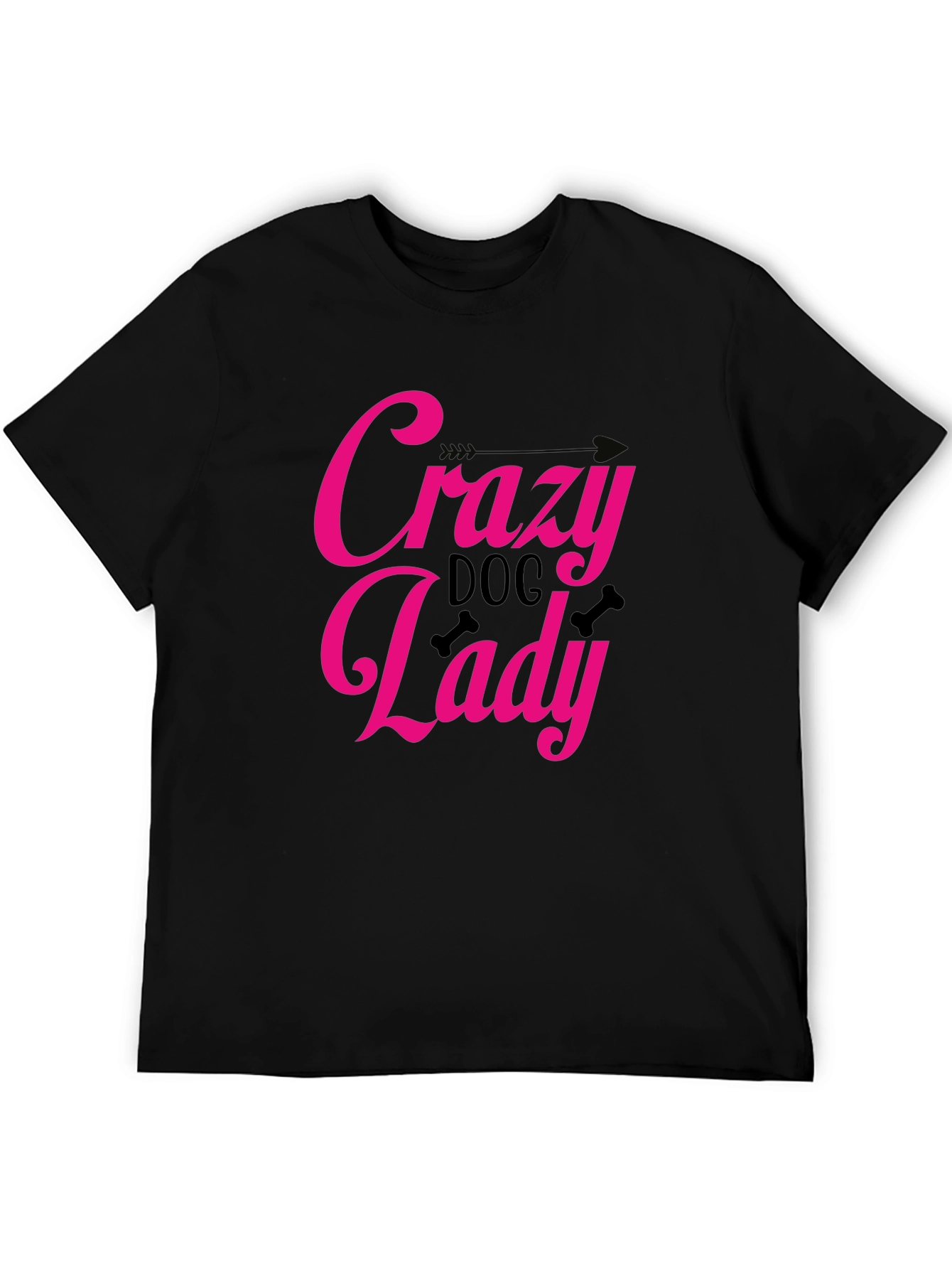 Crazy Dog Lady Graphic T-Shirt