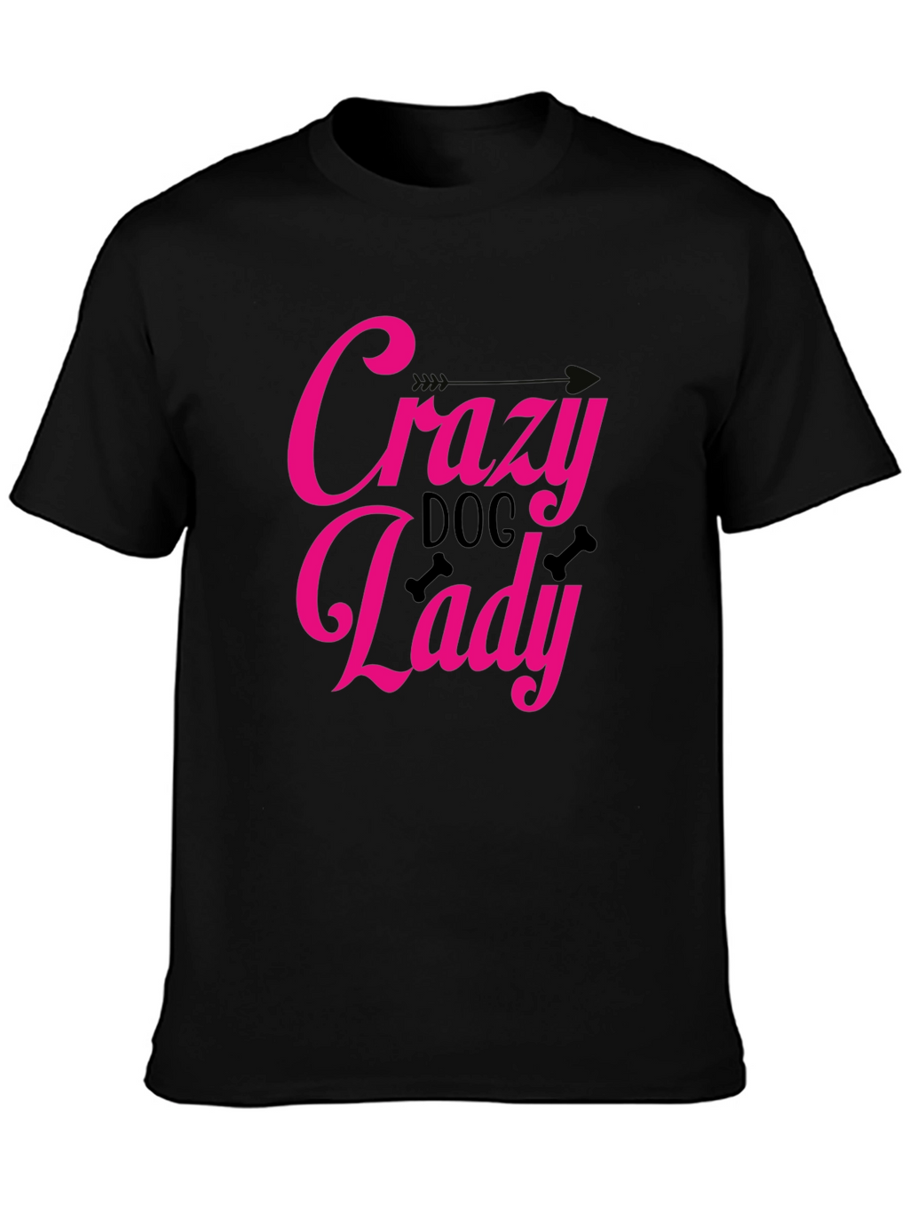 Crazy Dog Lady Graphic T-Shirt