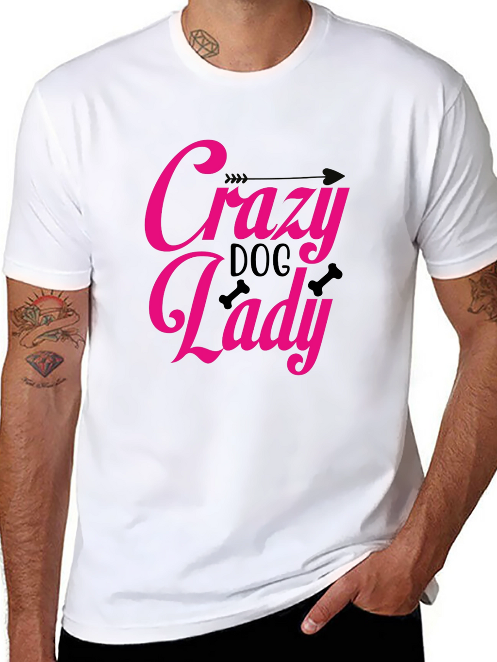 Crazy Dog Lady Graphic T-Shirt