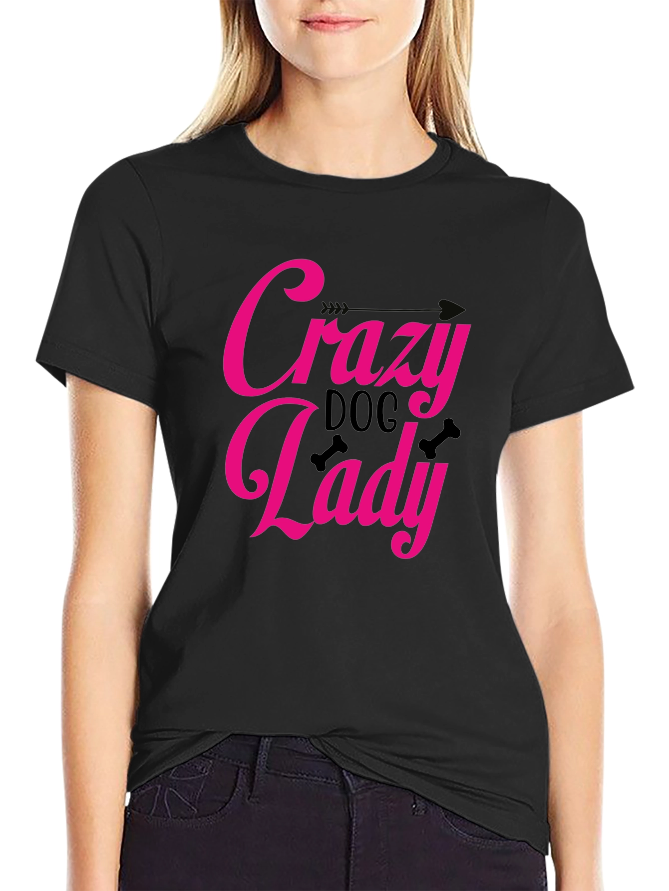Crazy Dog Lady Graphic T-Shirt