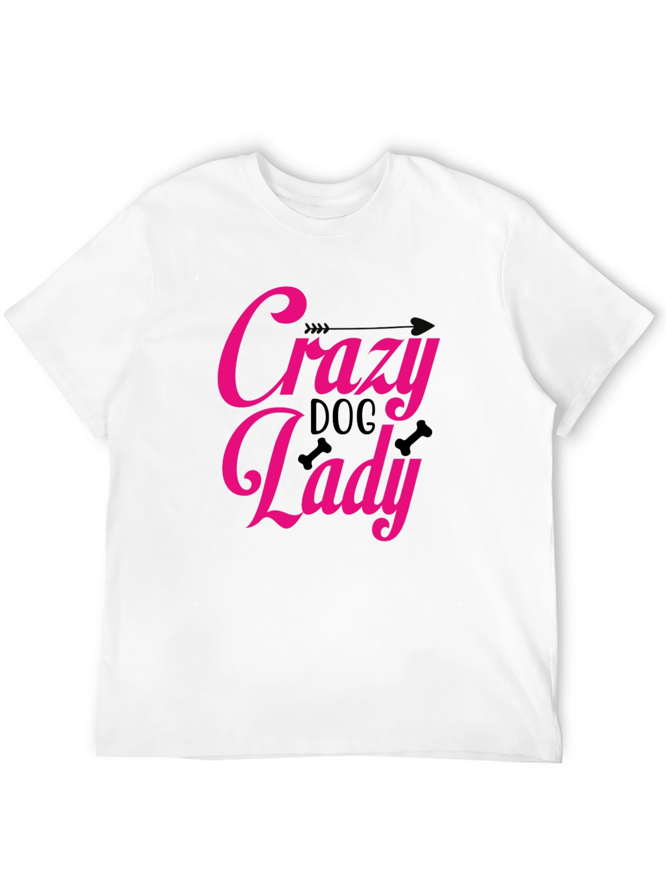Crazy Dog Lady Graphic T-Shirt