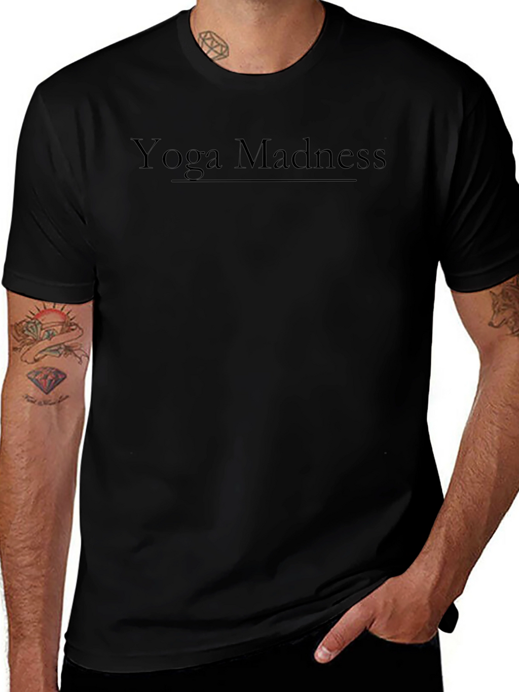 Yoga Madness Black T-Shirt