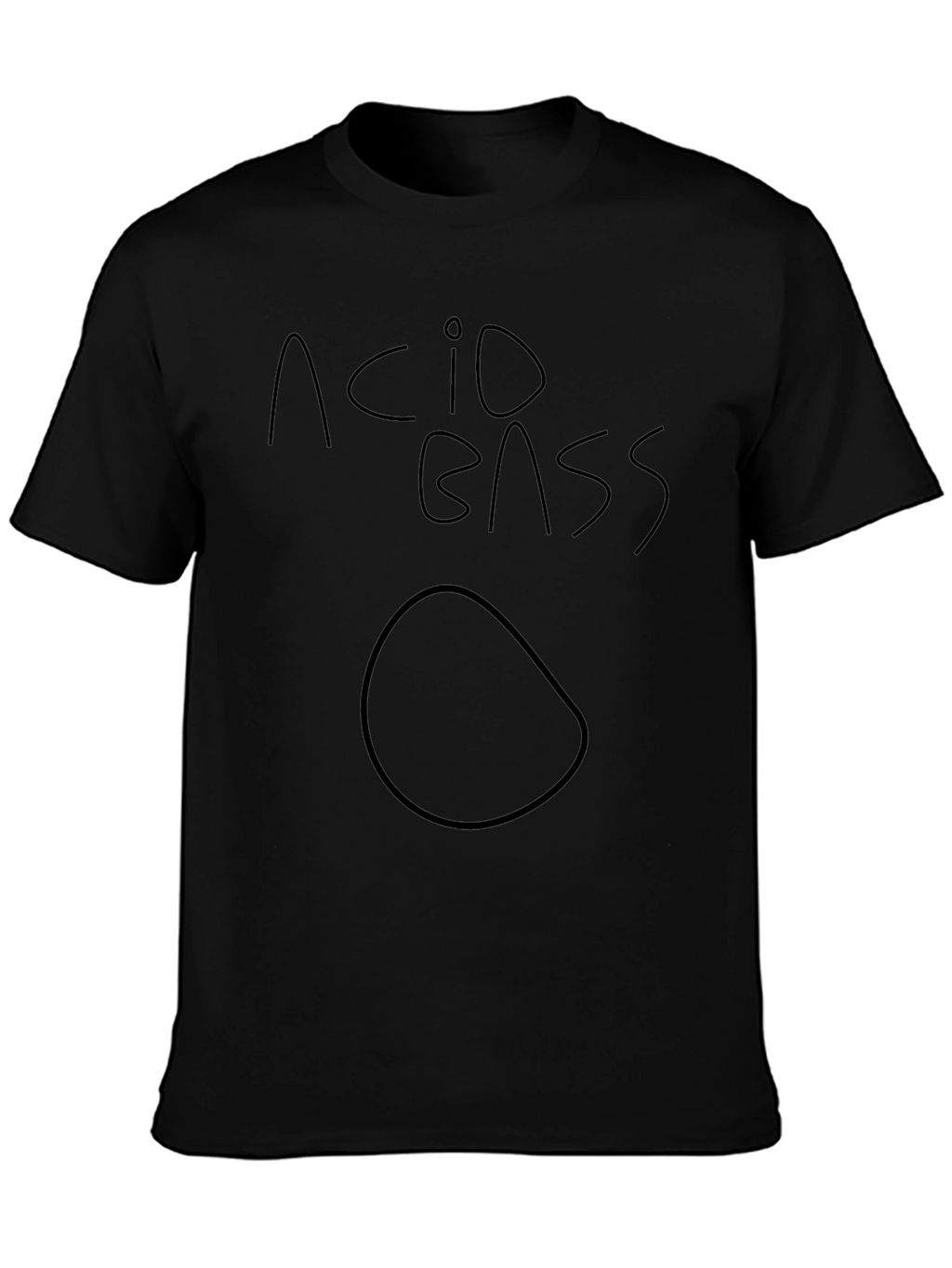 Acid Bass Black Graphic Tee