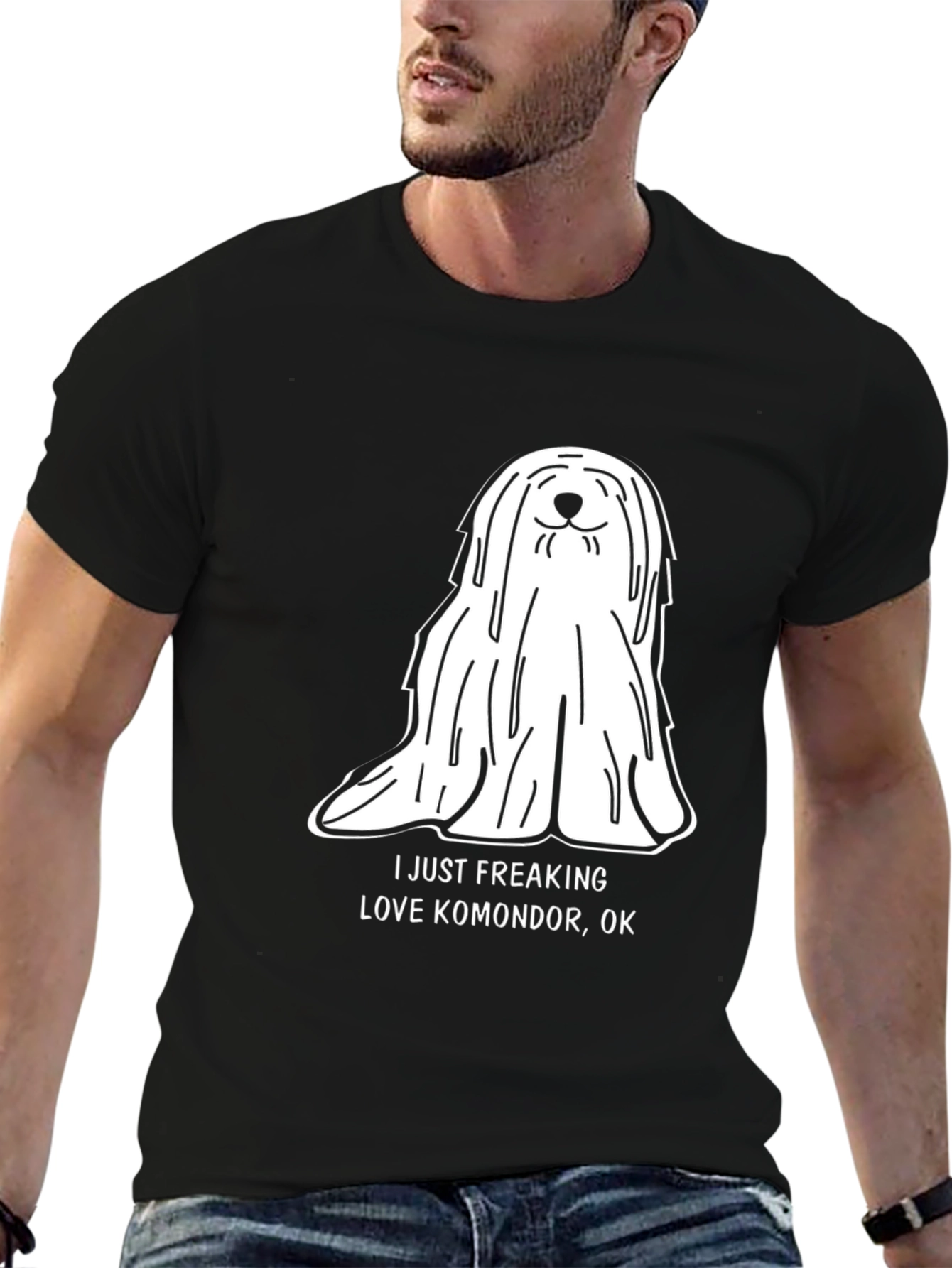 Komondor Dog Lover T-Shirt - I Just Freaking Love Komondor OK