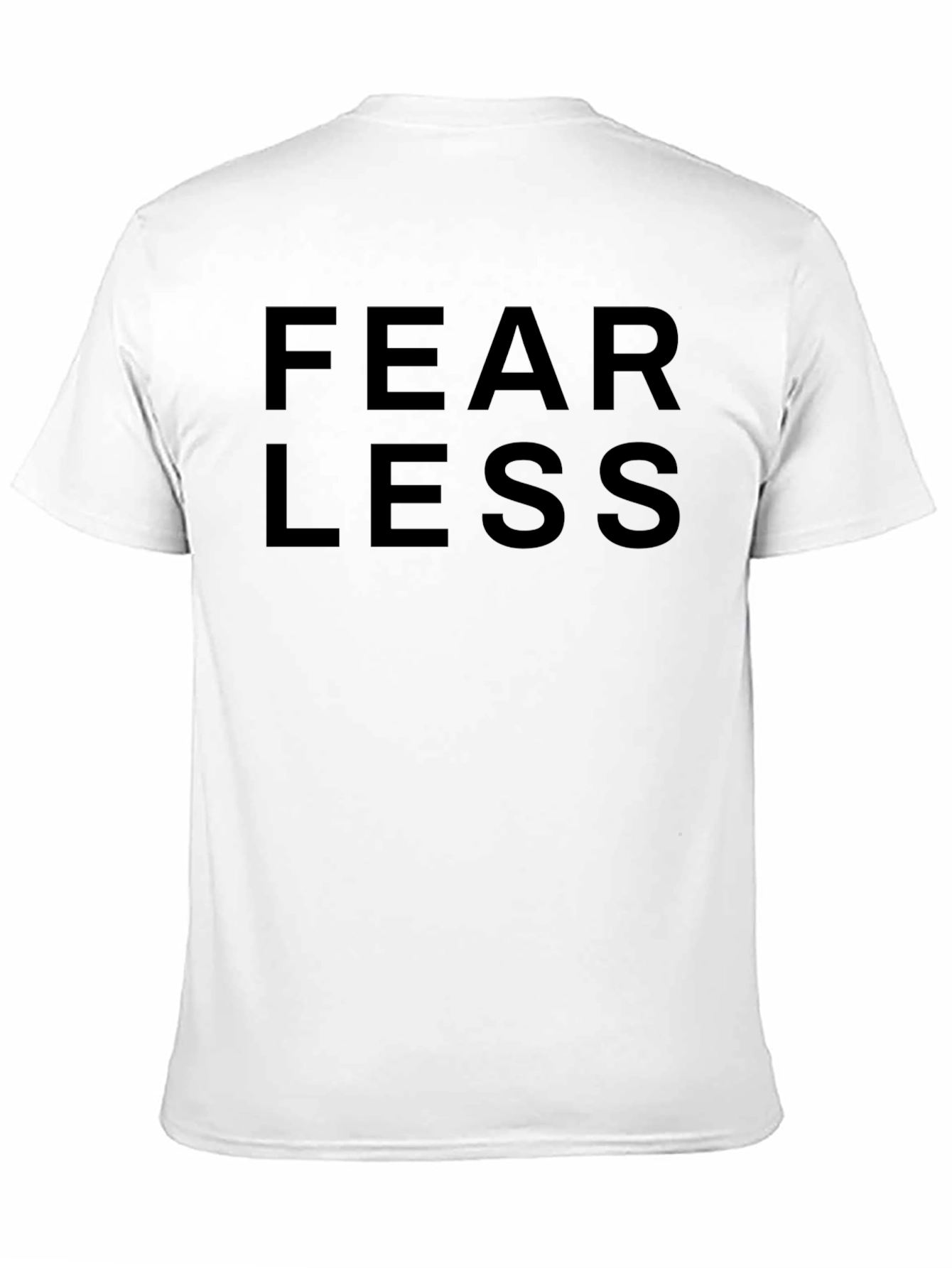 Fearless Graphic Print Crew Neck T-Shirt
