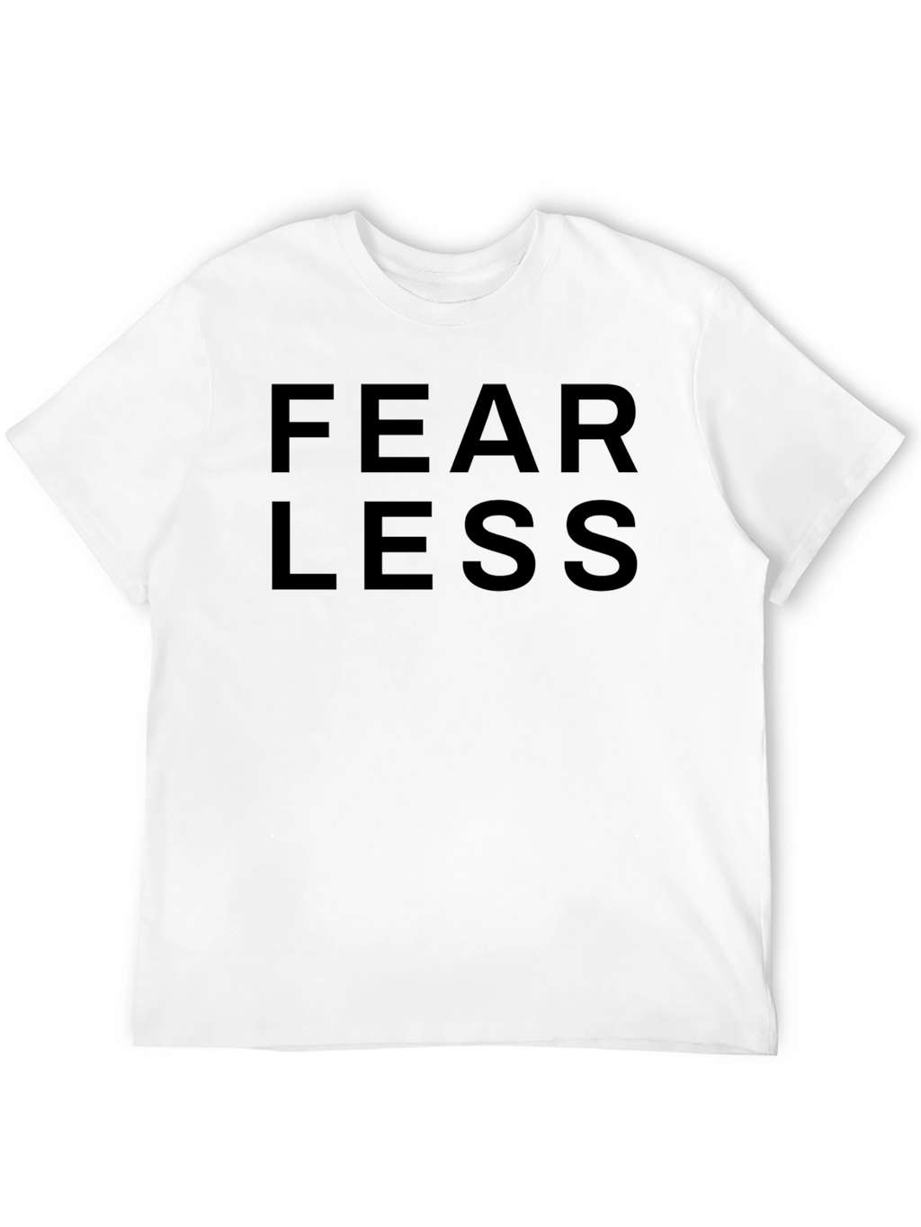 Fearless Graphic Print Crew Neck T-Shirt