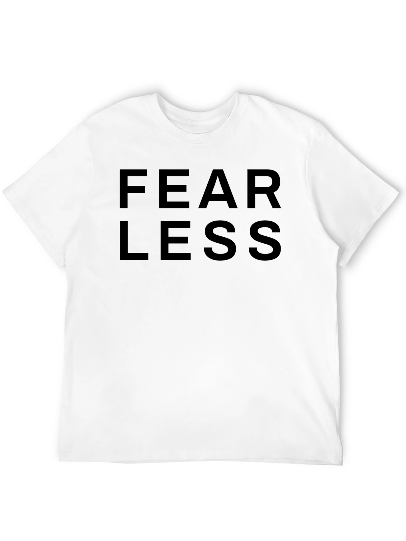 Fearless Graphic Print Crew Neck T-Shirt