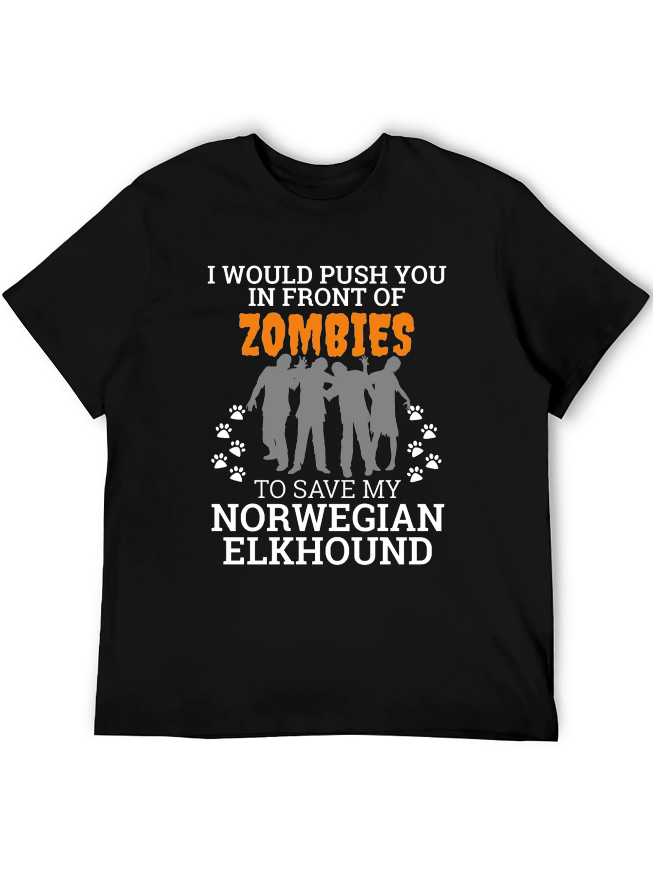Zombie Norwegian Elkhound T-Shirt