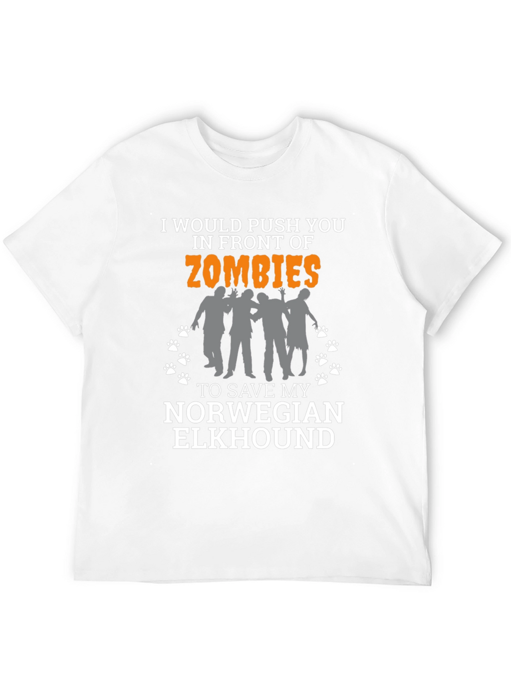 Zombie Norwegian Elkhound T-Shirt