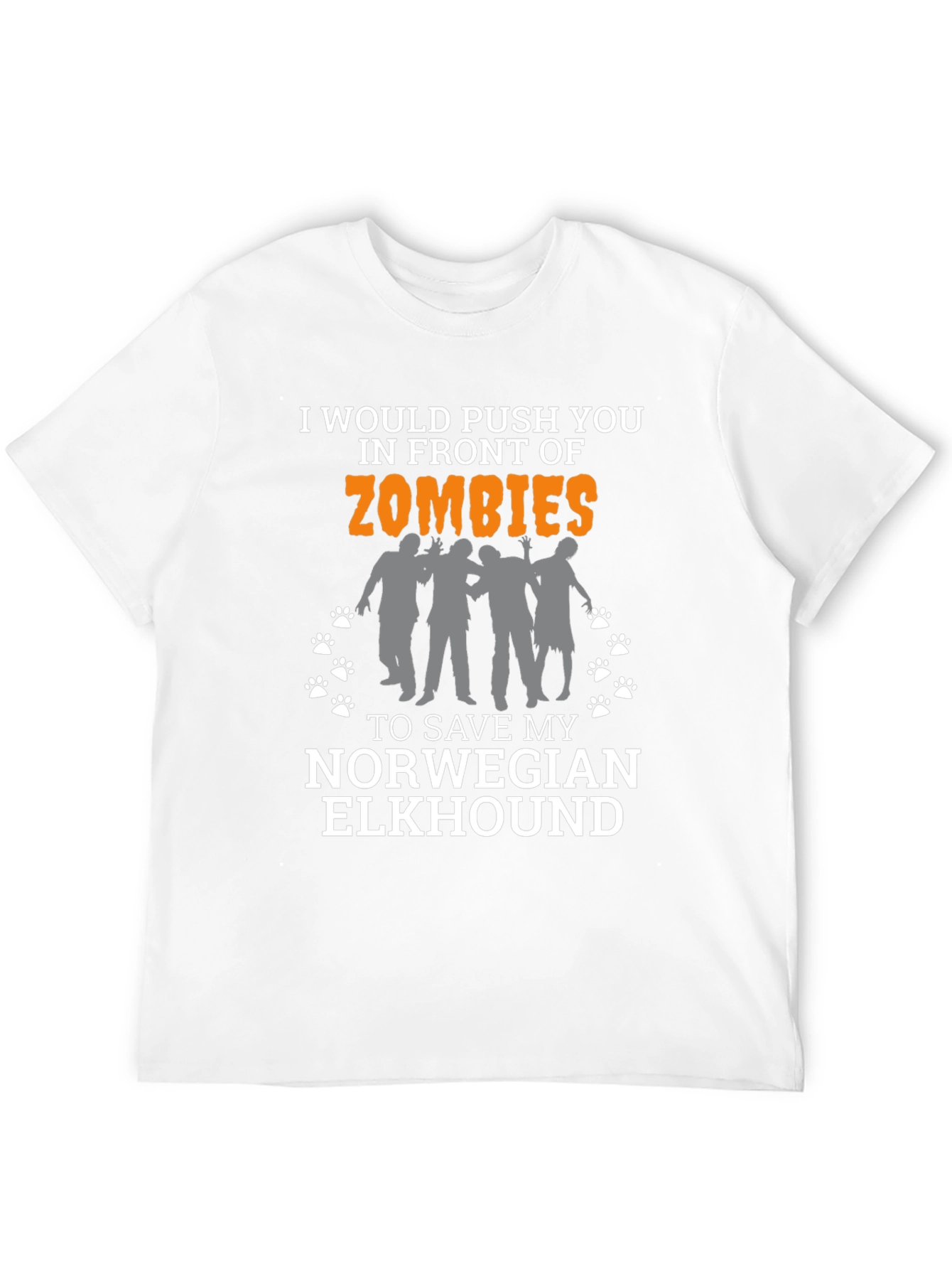 Zombie Norwegian Elkhound T-Shirt