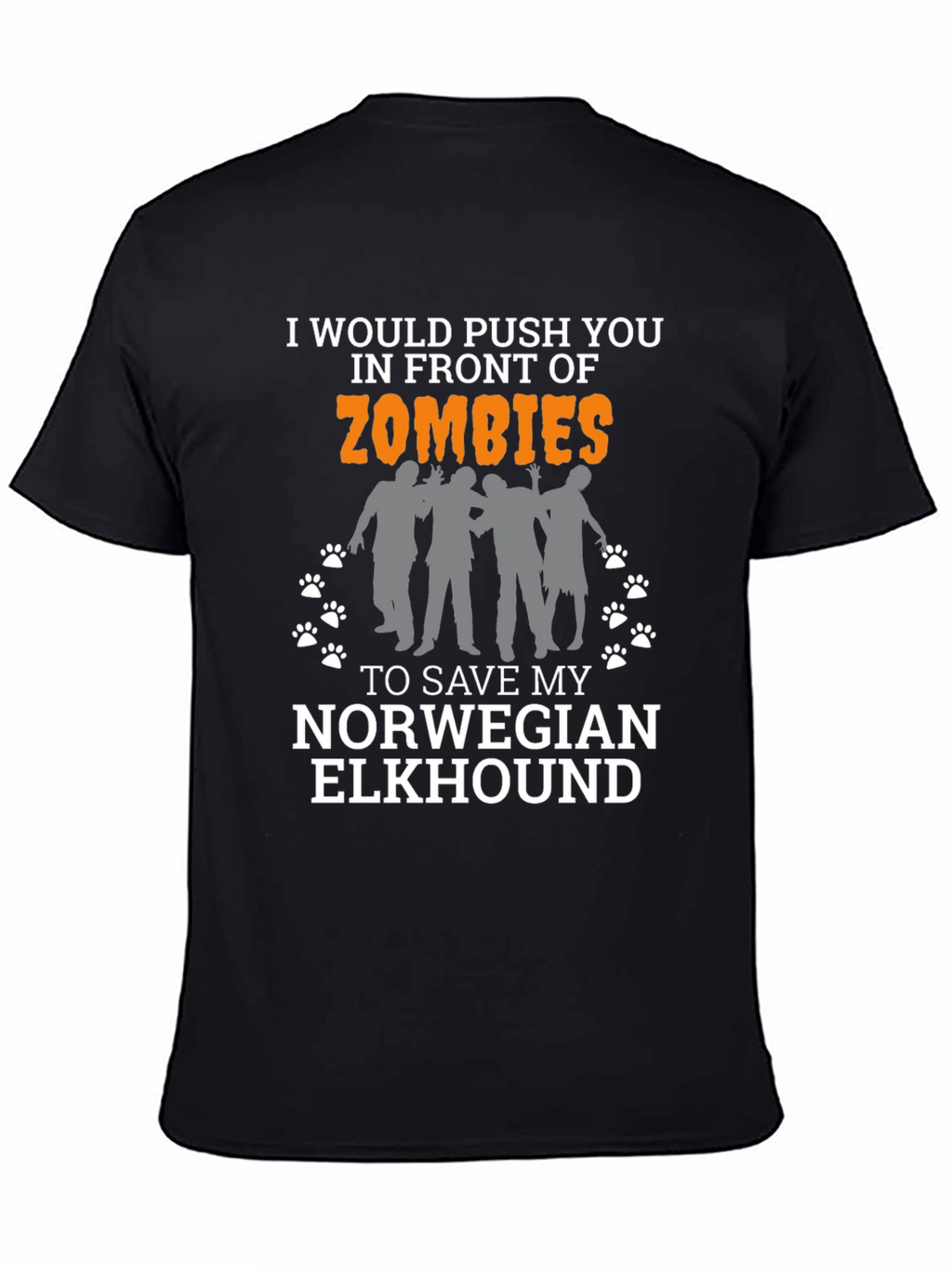 Zombie Norwegian Elkhound T-Shirt