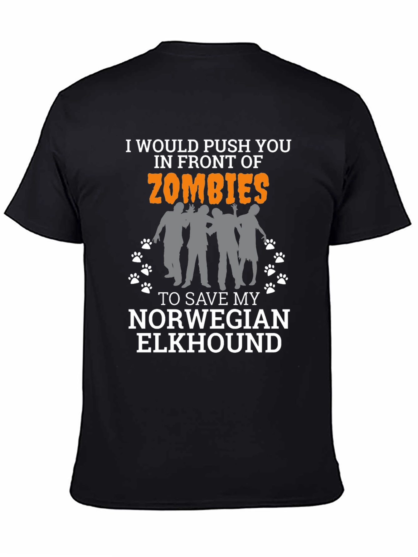 Zombie Norwegian Elkhound T-Shirt