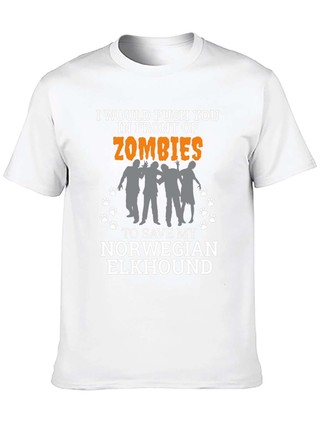 Zombie Norwegian Elkhound T-Shirt
