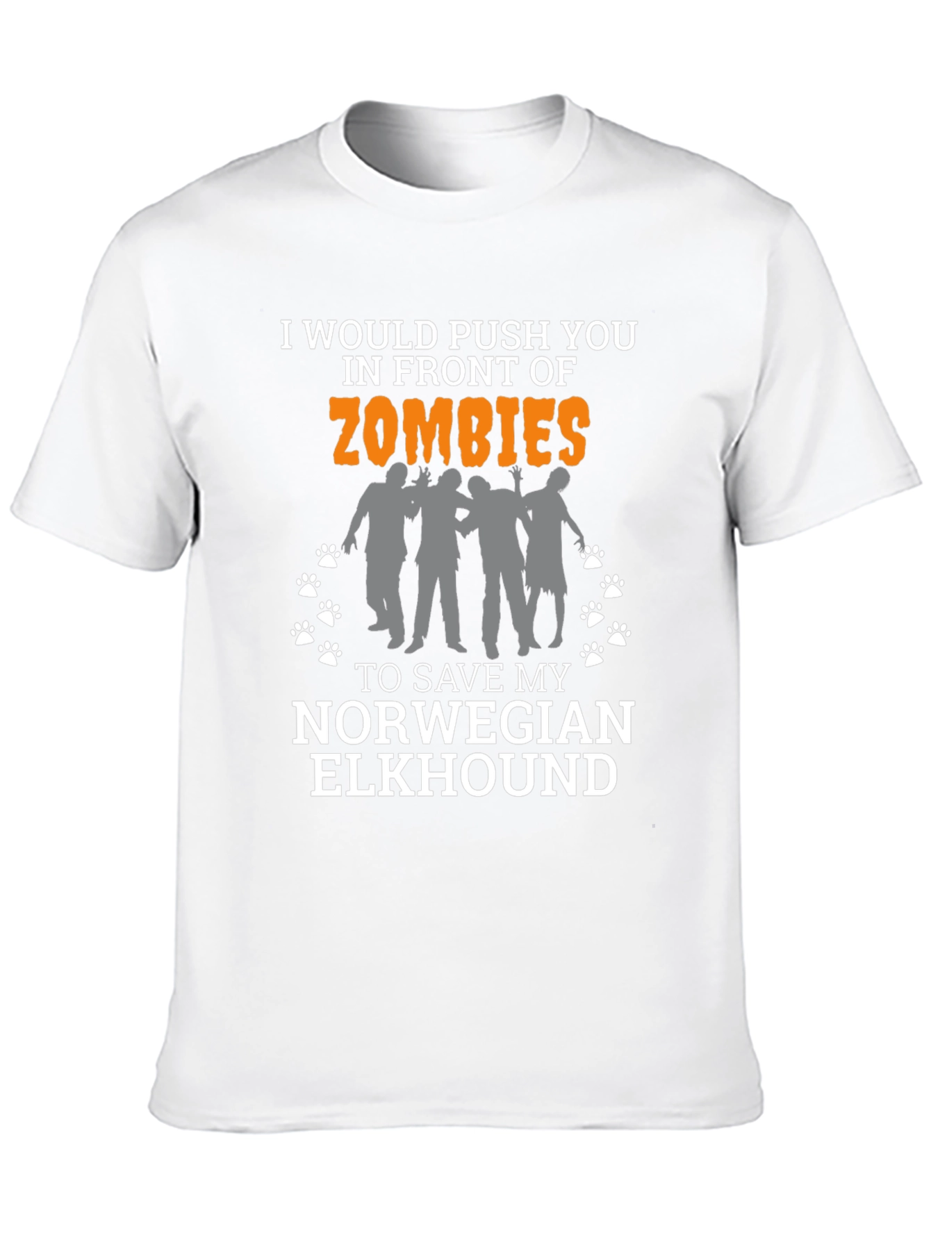 Zombie Norwegian Elkhound T-Shirt