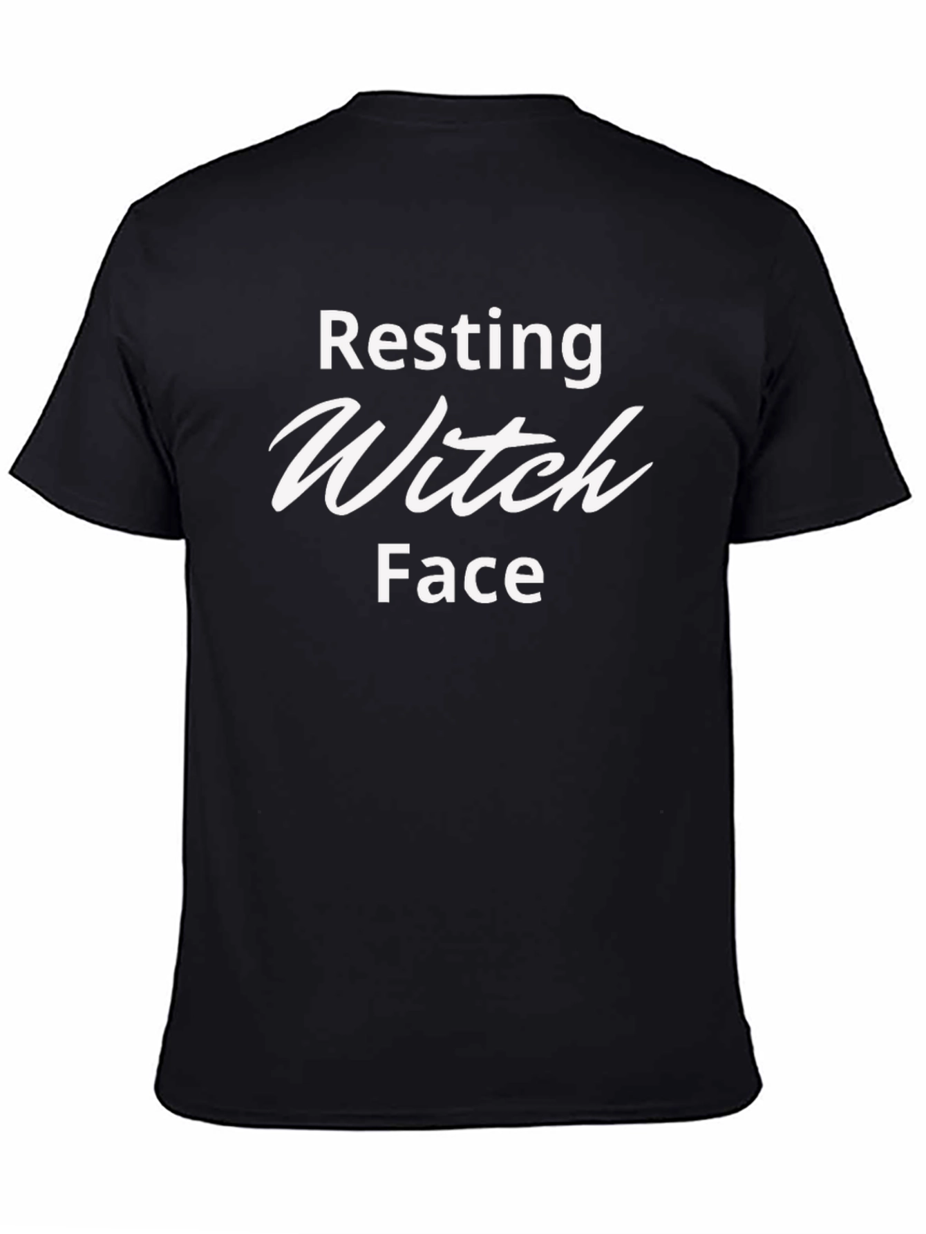 Resting Witch Face Novelty T-Shirt
