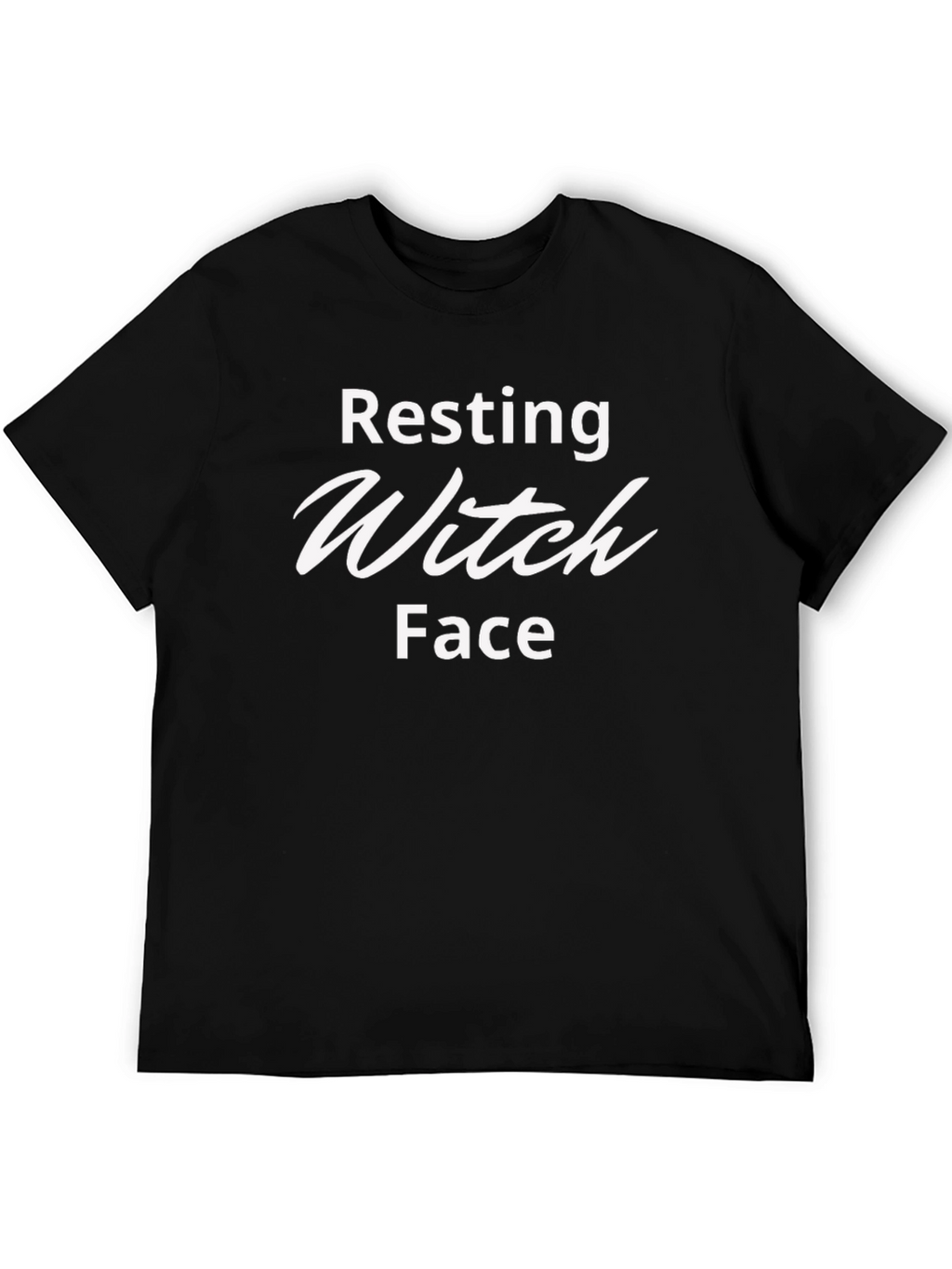 Resting Witch Face Novelty T-Shirt