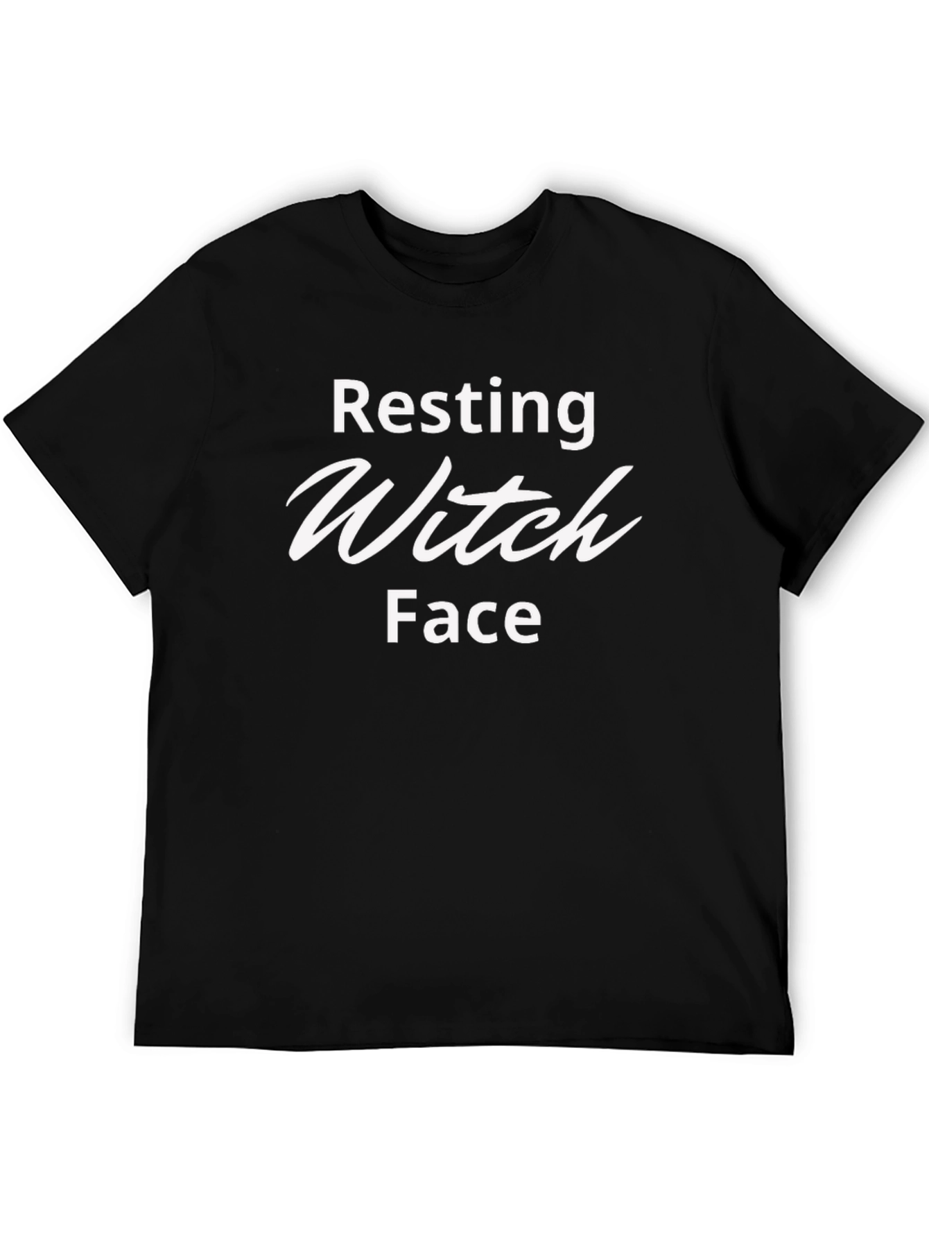Resting Witch Face Novelty T-Shirt