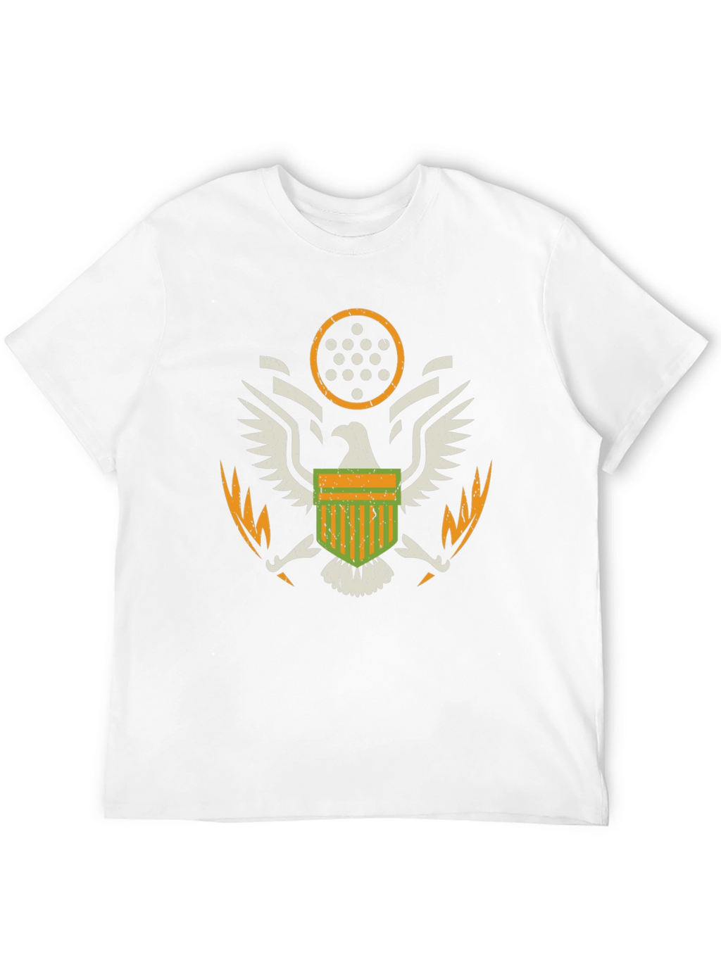 American Eagle Crest Graphic T-Shirt - Black