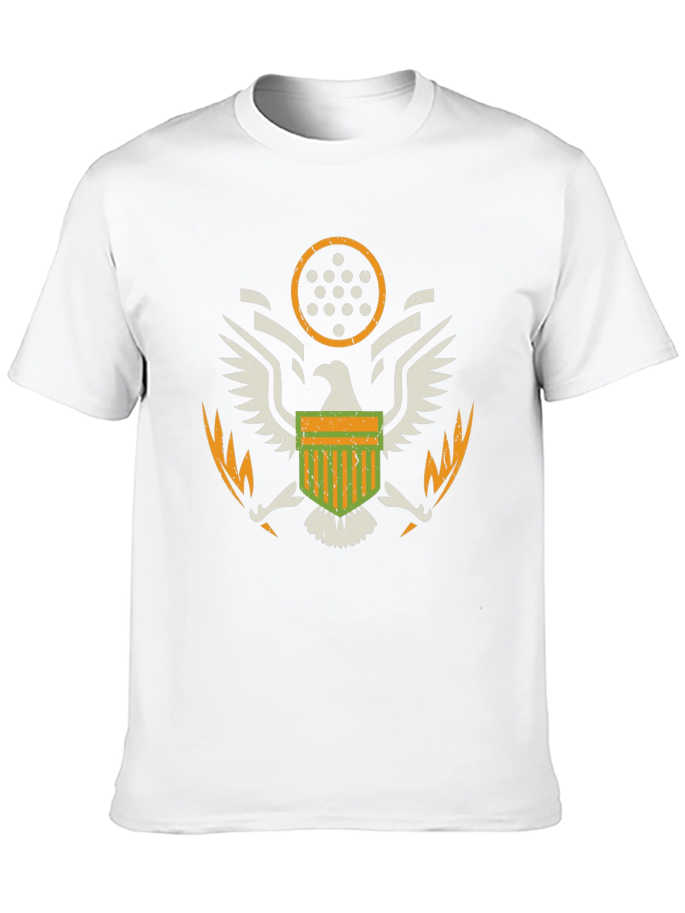 American Eagle Crest Graphic T-Shirt - Black