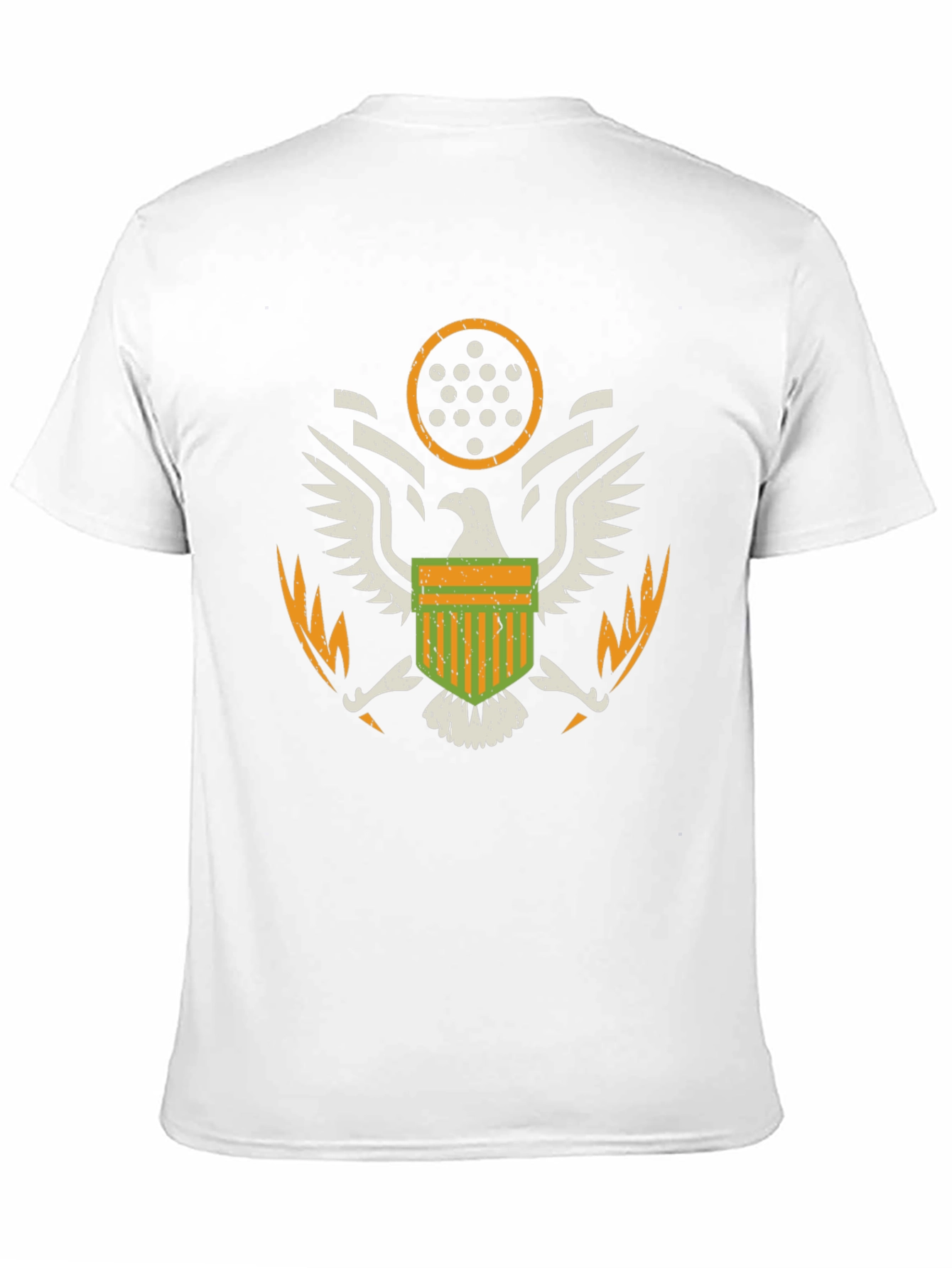 American Eagle Crest Graphic T-Shirt - Black