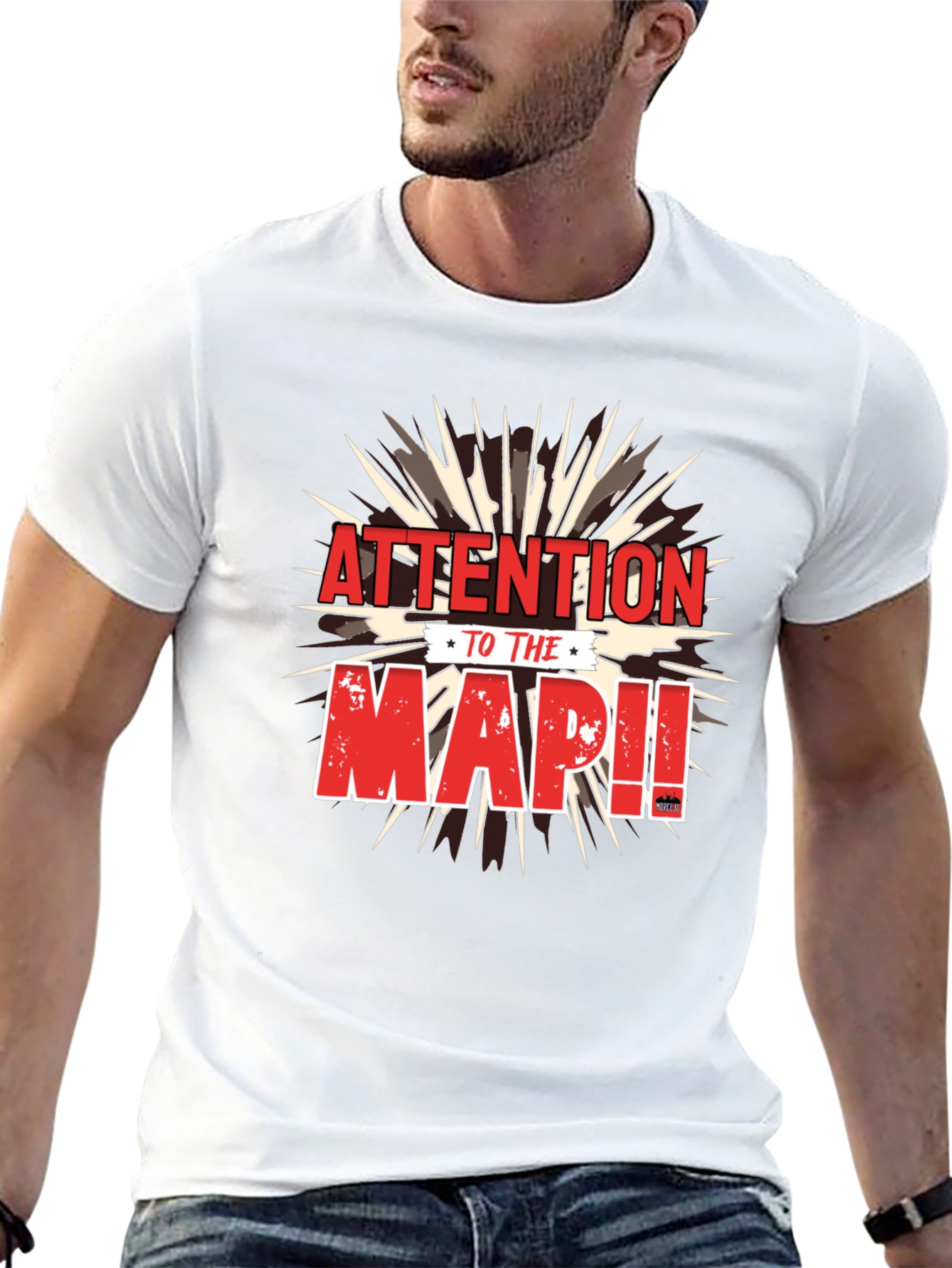 Attention To The Map! Graphic Tee